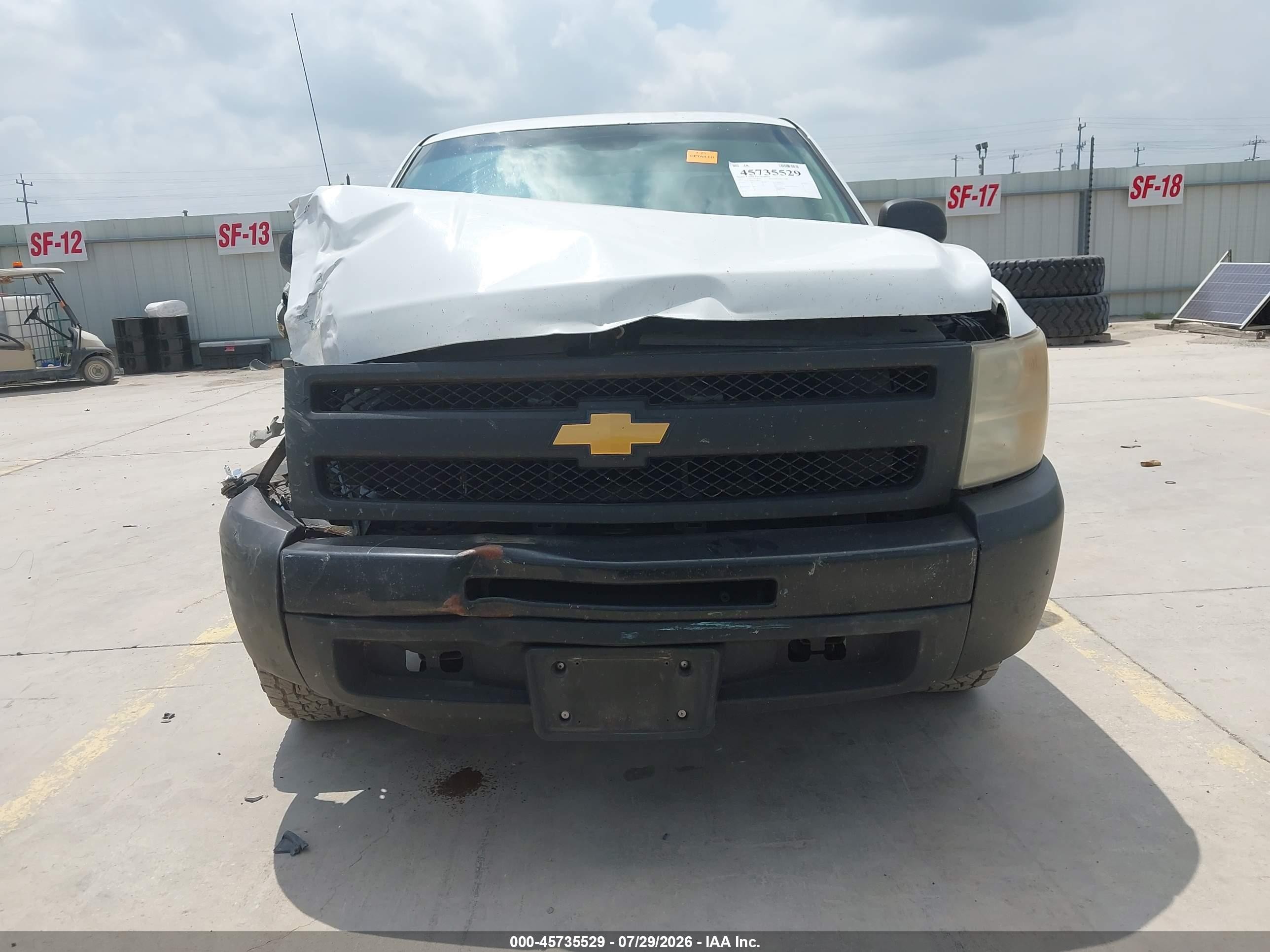 2013 Chevrolet Silverado 1500 Work Truck Белый vin: 1GCRCPE08DZ328753