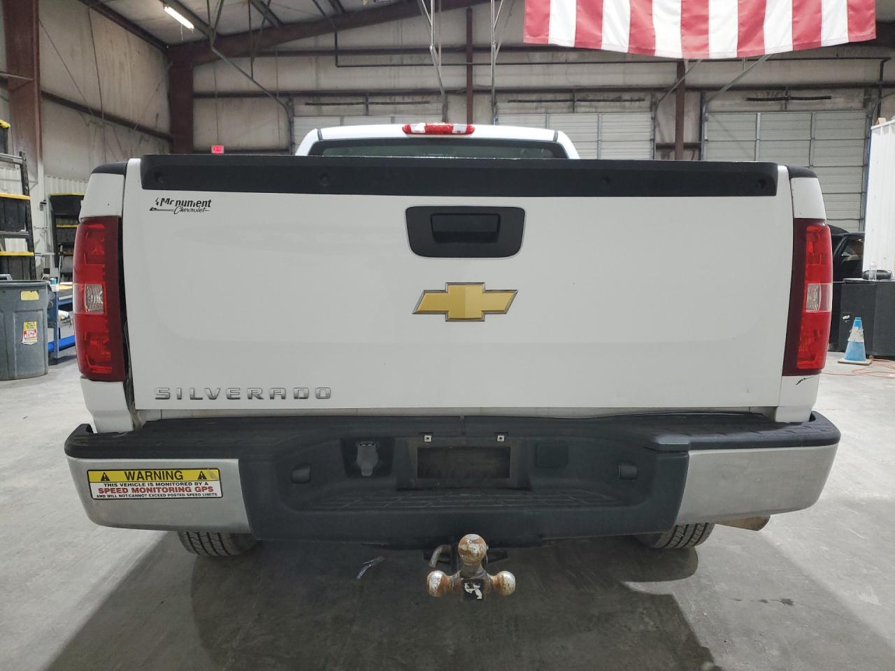2013 Chevrolet Silverado C1500 White vin: 1GCRCPEA2DZ268378 Damage: Rear Bumper, Multiple Dents/No Paint Damage, 2