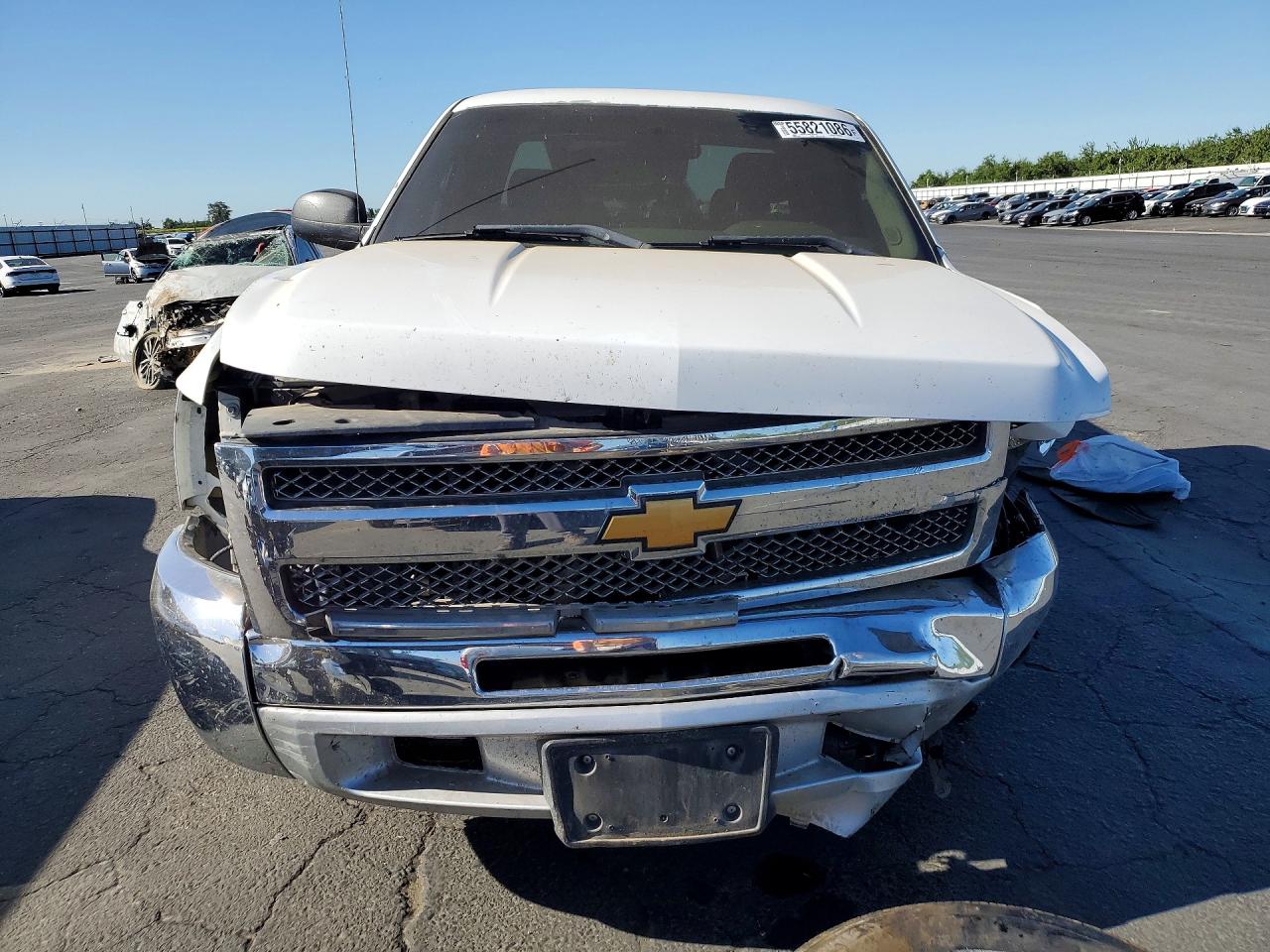 2012 Chevrolet Silverado C1500 White vin: 1GCRCPEA7CZ337208