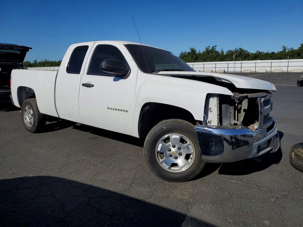 2012 Chevrolet Silverado C1500 White vin: 1GCRCPEA7CZ337208
