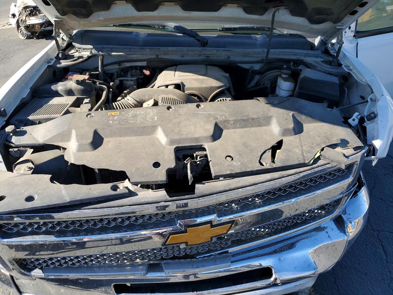 2012 Chevrolet Silverado C1500 White vin: 1GCRCPEA7CZ337208