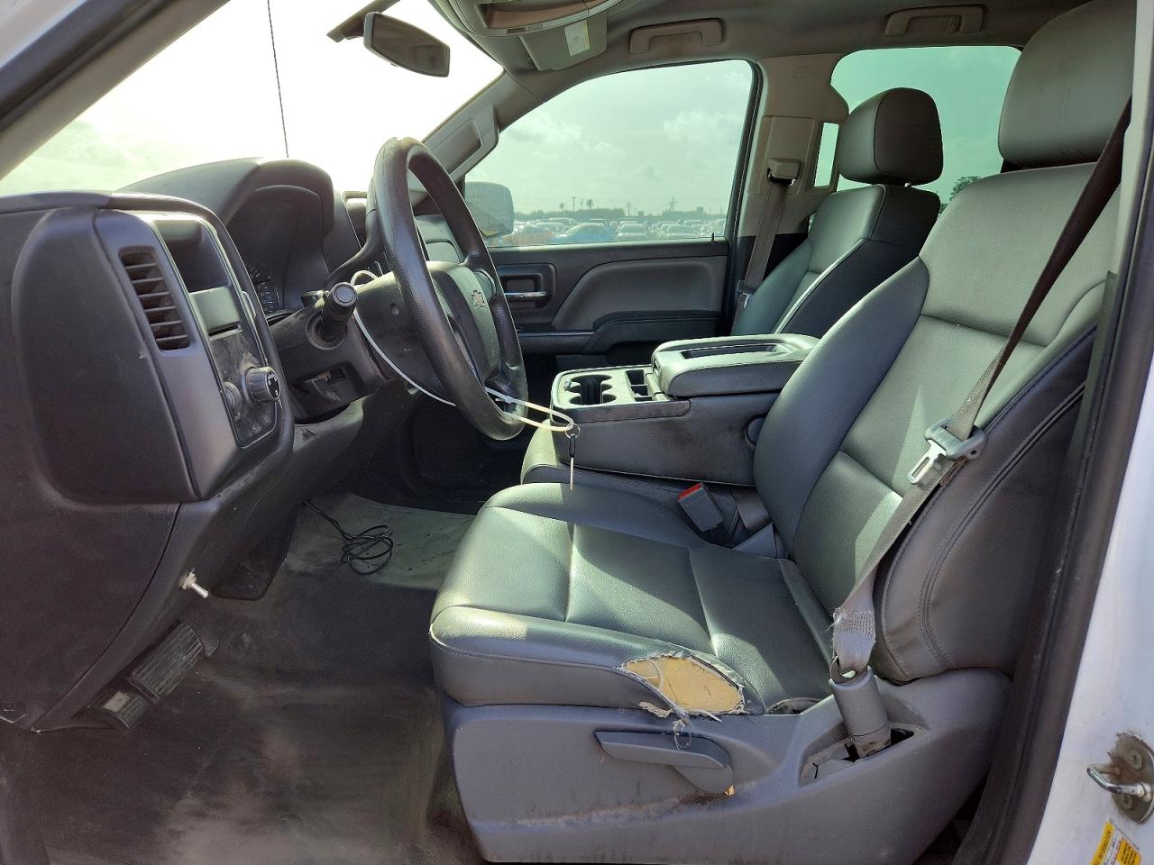 2015 Chevrolet Silverado C1500 White vin: 1GCRCPEC1FZ146289