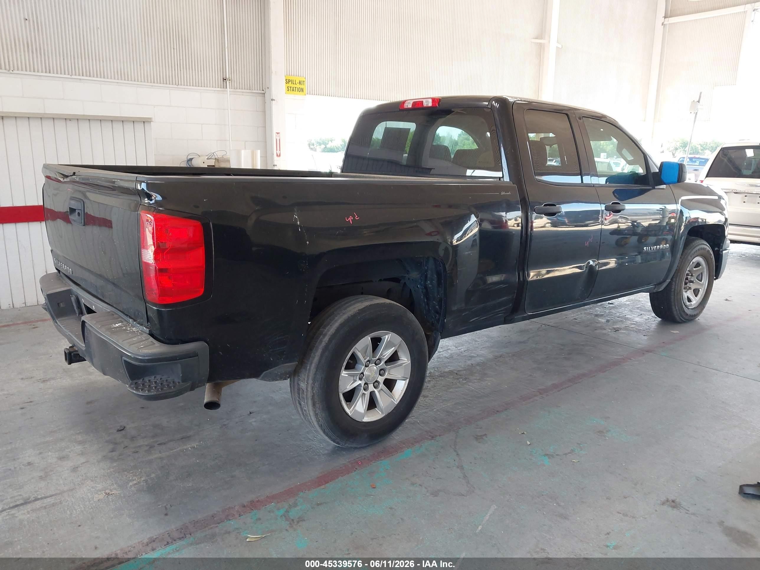 2015 Chevrolet Silverado 1500 Wt Black vin: 1GCRCPEC1FZ257666