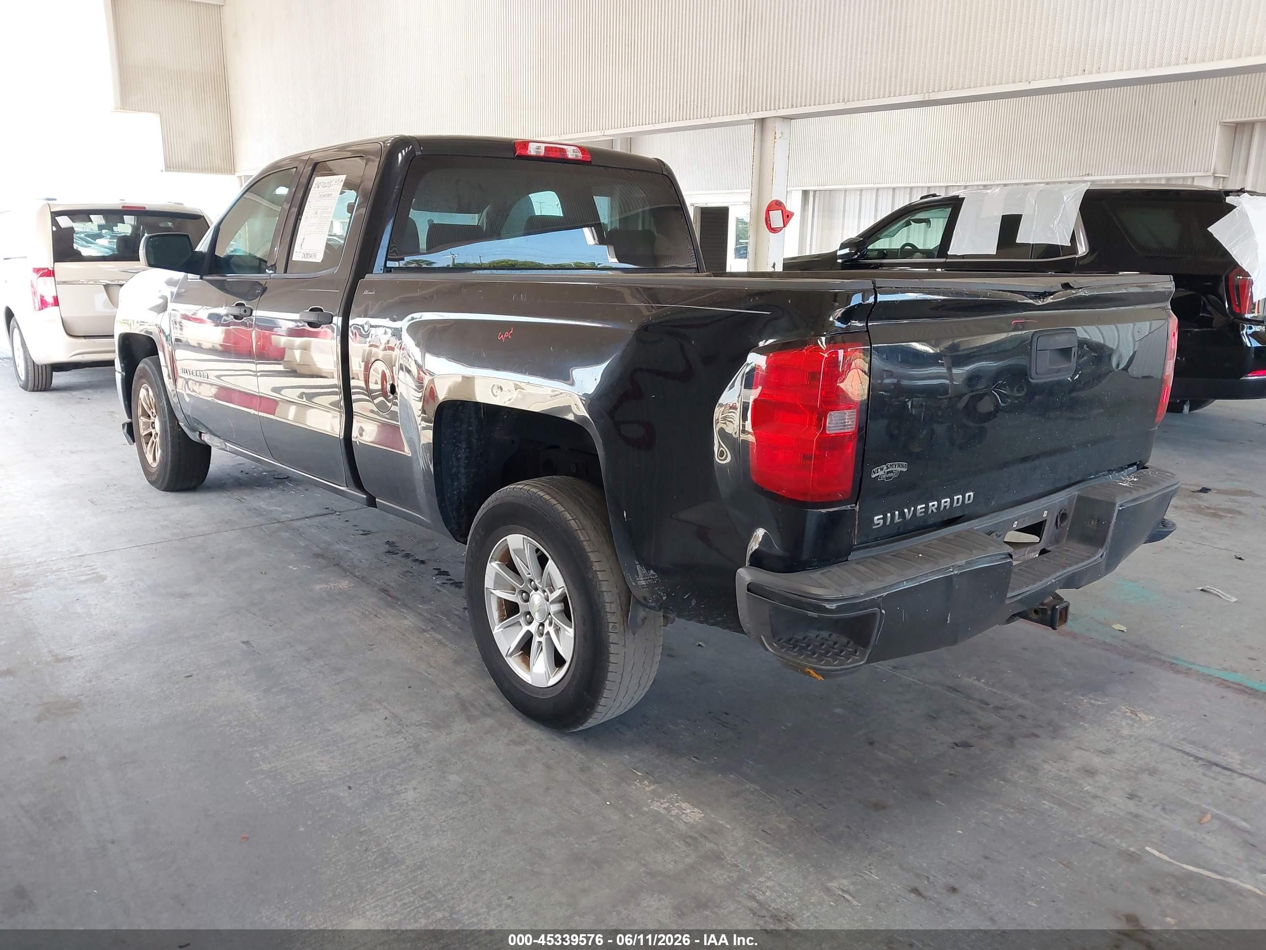 2015 Chevrolet Silverado 1500 Wt Black vin: 1GCRCPEC1FZ257666