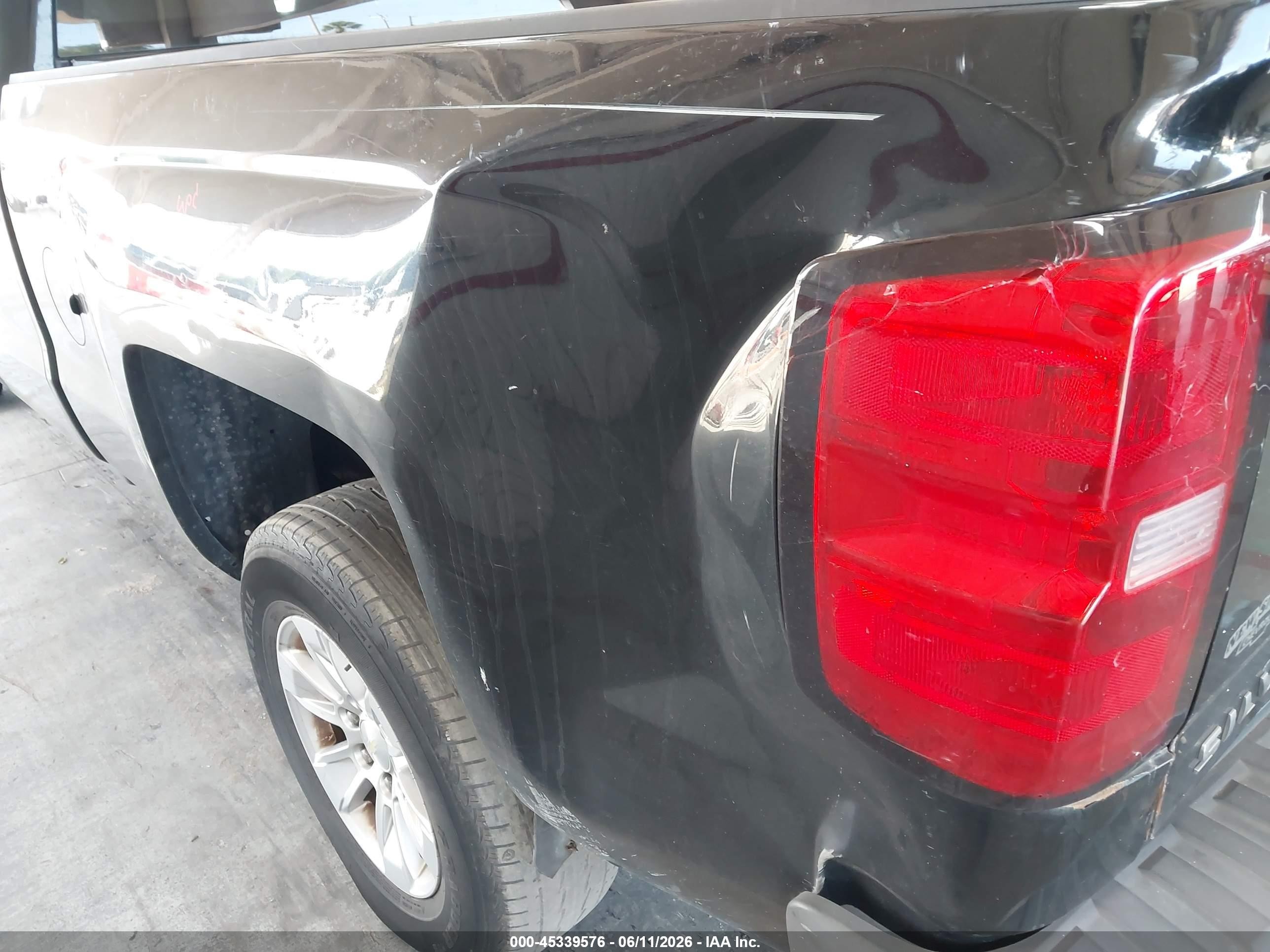 2015 Chevrolet Silverado 1500 Wt Black vin: 1GCRCPEC1FZ257666