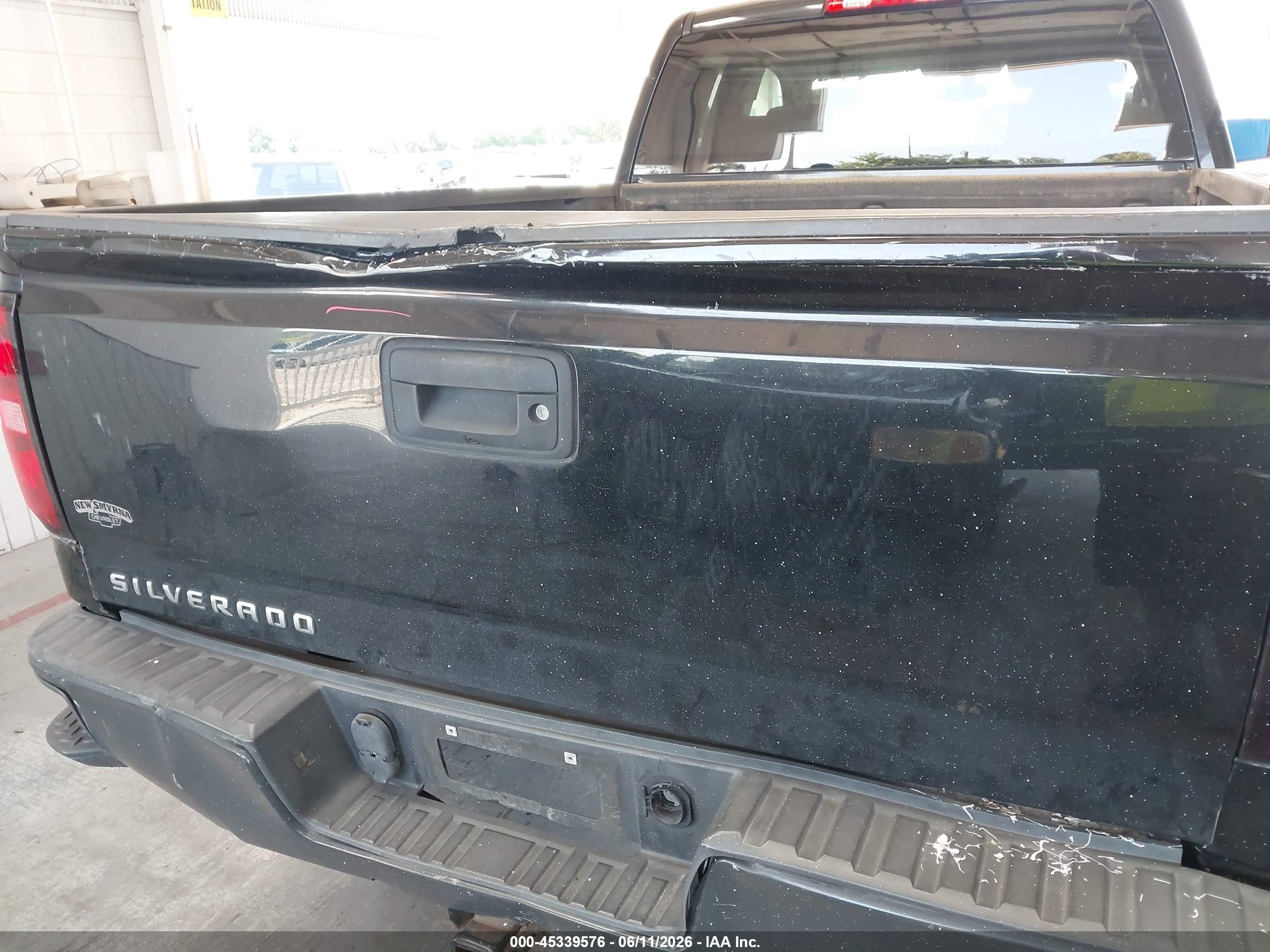 2015 Chevrolet Silverado 1500 Wt Black vin: 1GCRCPEC1FZ257666