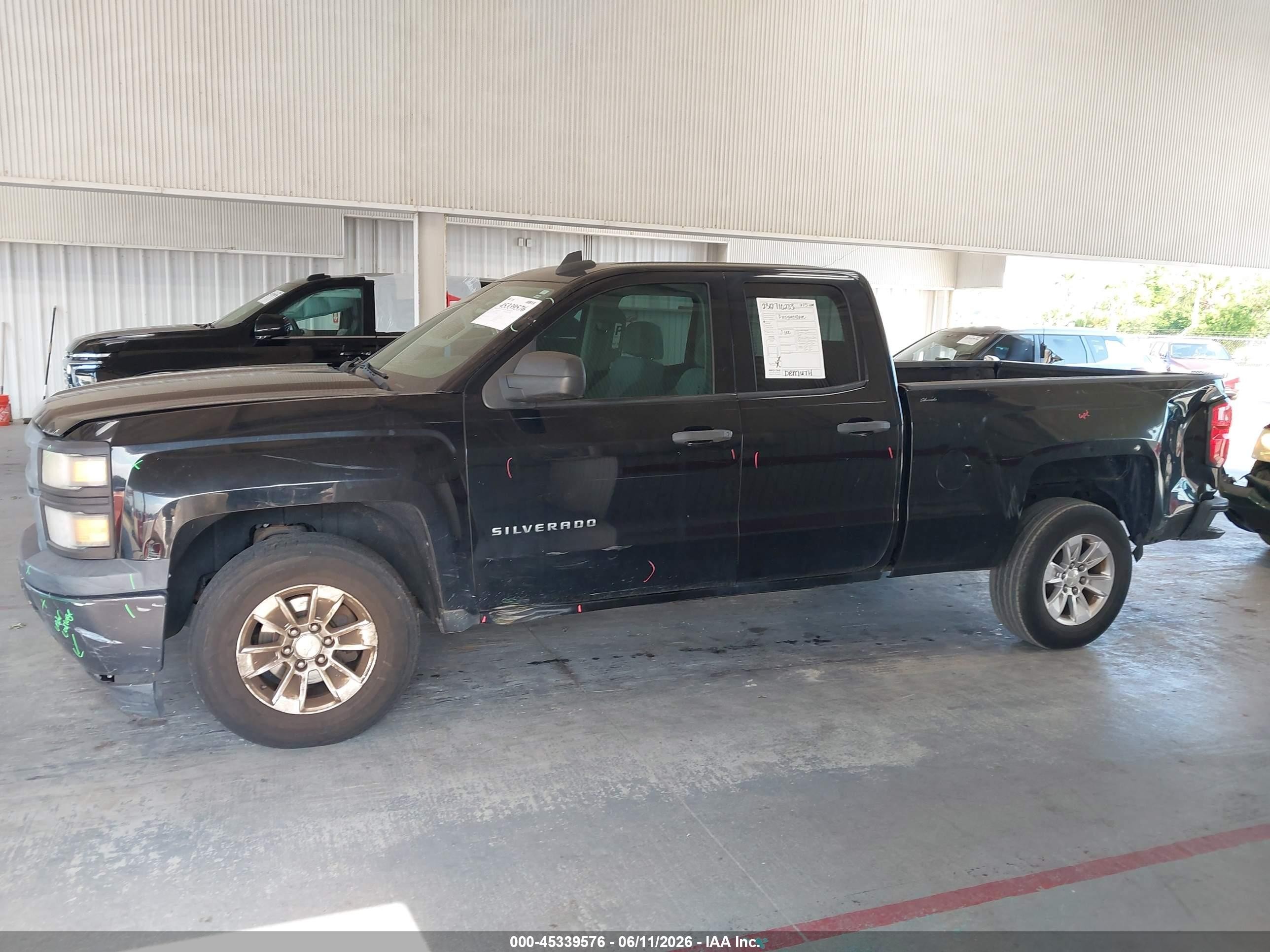 2015 Chevrolet Silverado 1500 Wt Black vin: 1GCRCPEC1FZ257666