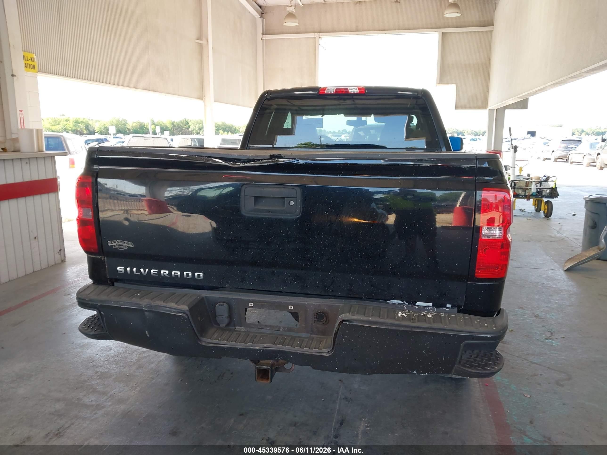 2015 Chevrolet Silverado 1500 Wt Black vin: 1GCRCPEC1FZ257666