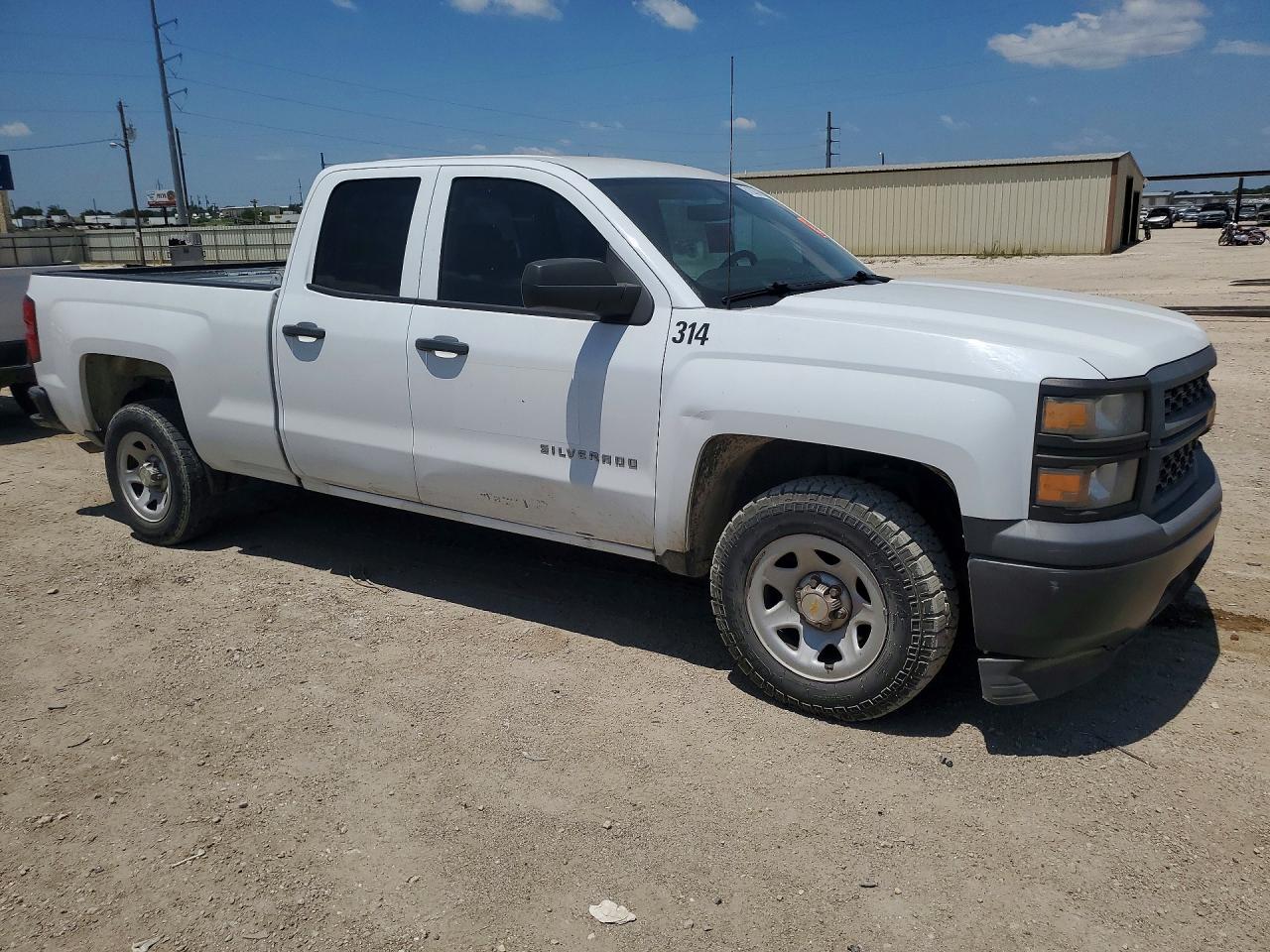 2015 Chevrolet Silverado C1500 White vin: 1GCRCPEC1FZ280719