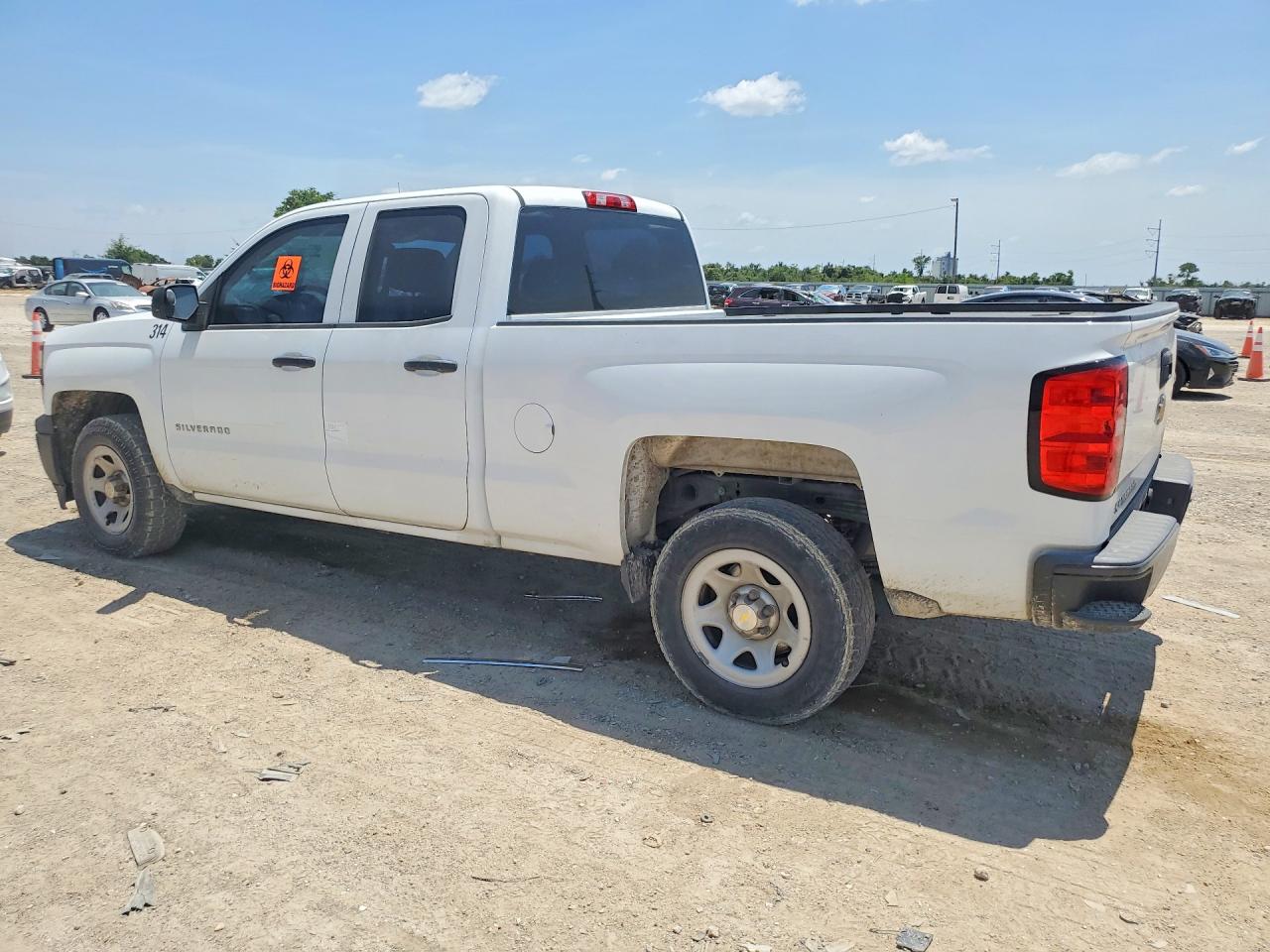 2015 Chevrolet Silverado C1500 White vin: 1GCRCPEC1FZ280719