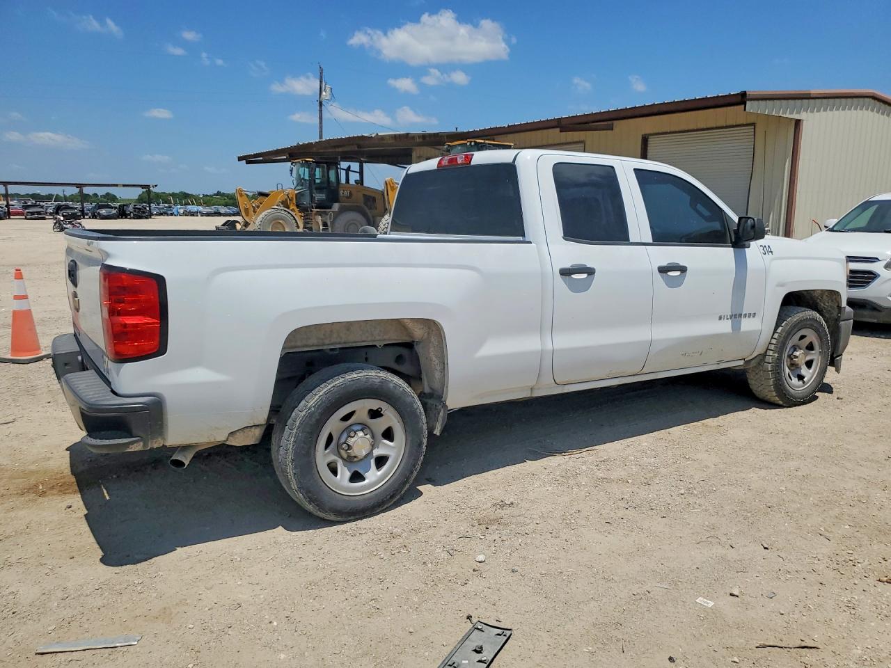 2015 Chevrolet Silverado C1500 White vin: 1GCRCPEC1FZ280719