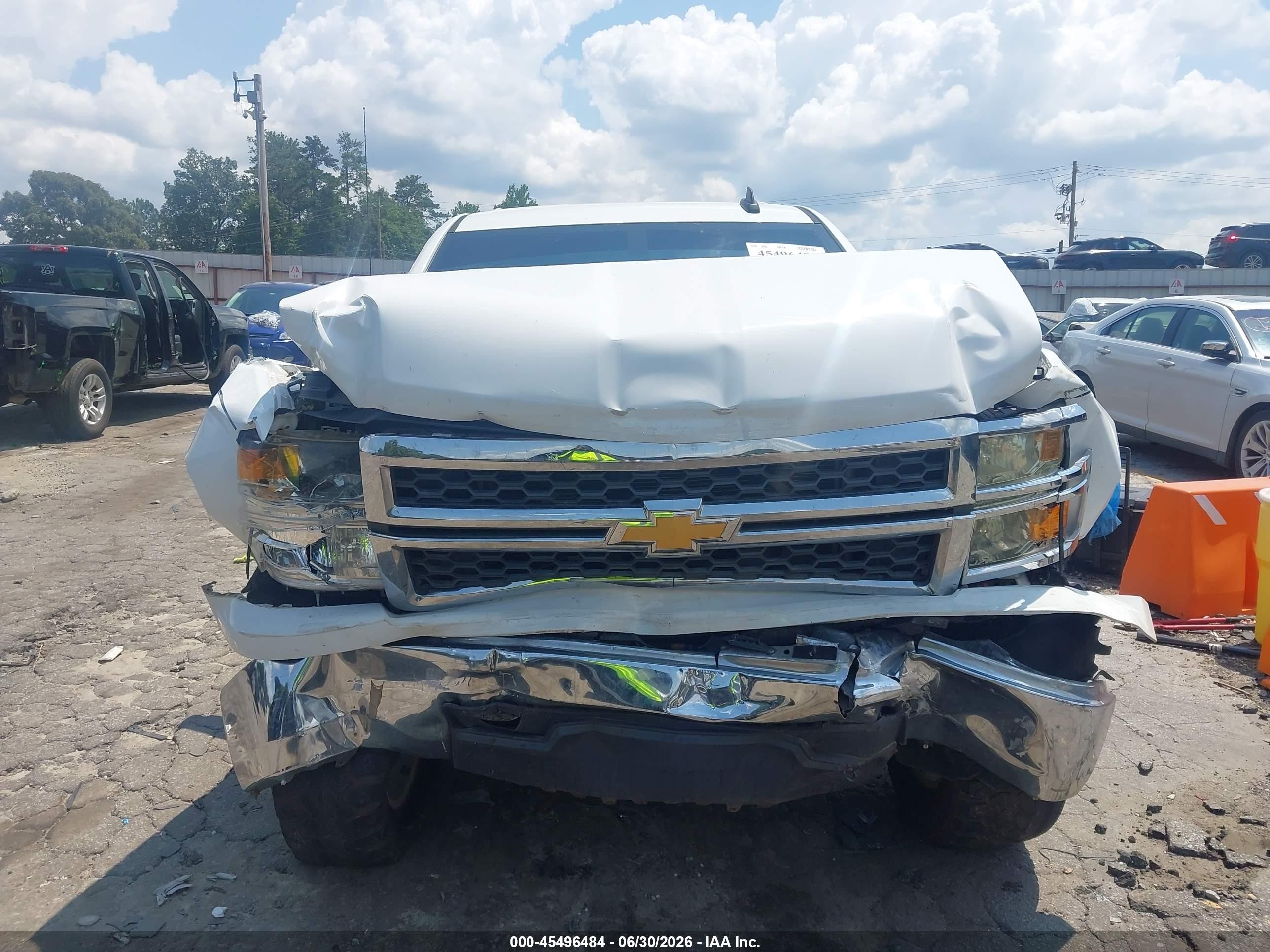 2015 Chevrolet Silverado 1500 Ls White vin: 1GCRCPEC1FZ443353