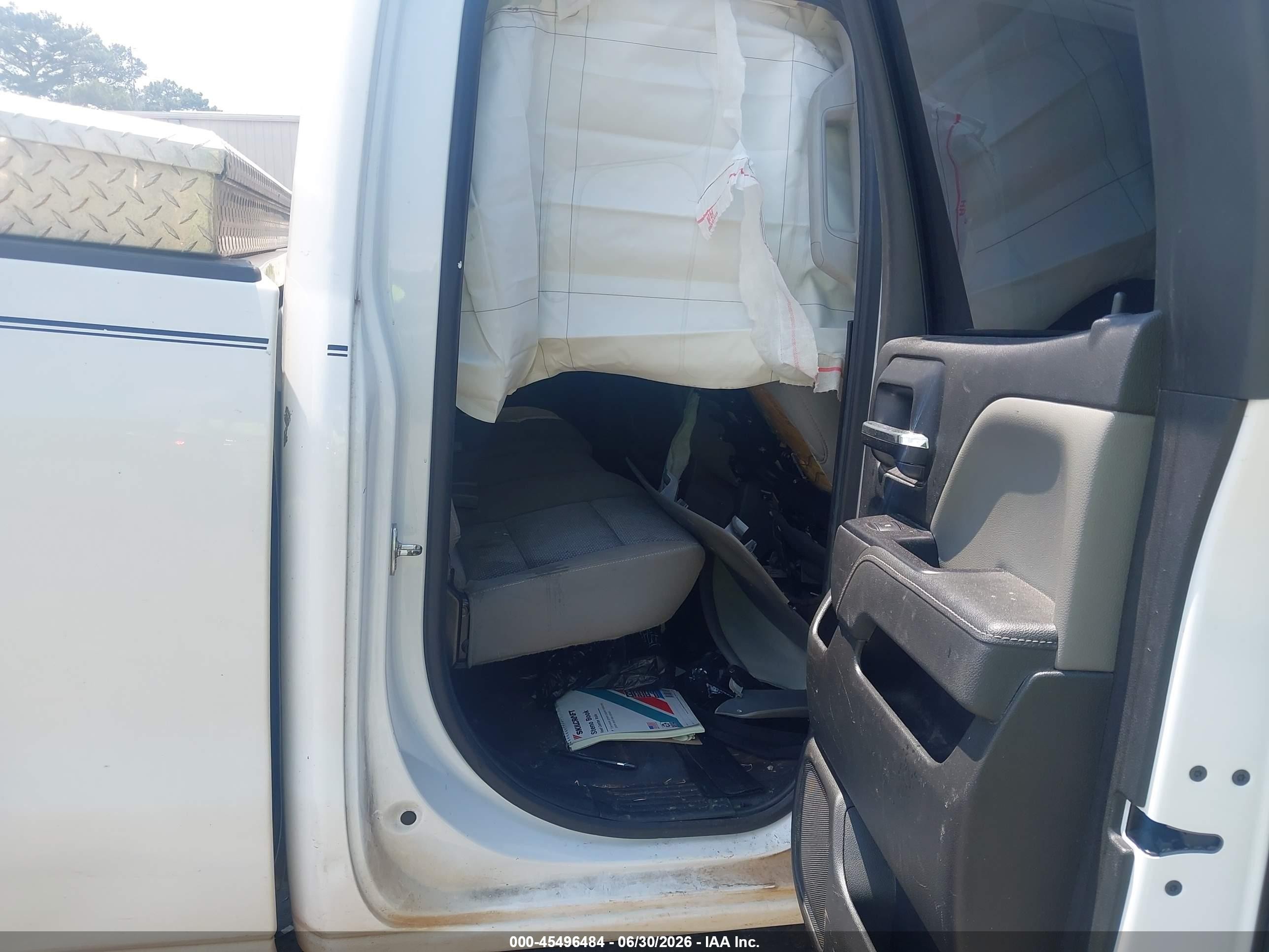 2015 Chevrolet Silverado 1500 Ls White vin: 1GCRCPEC1FZ443353