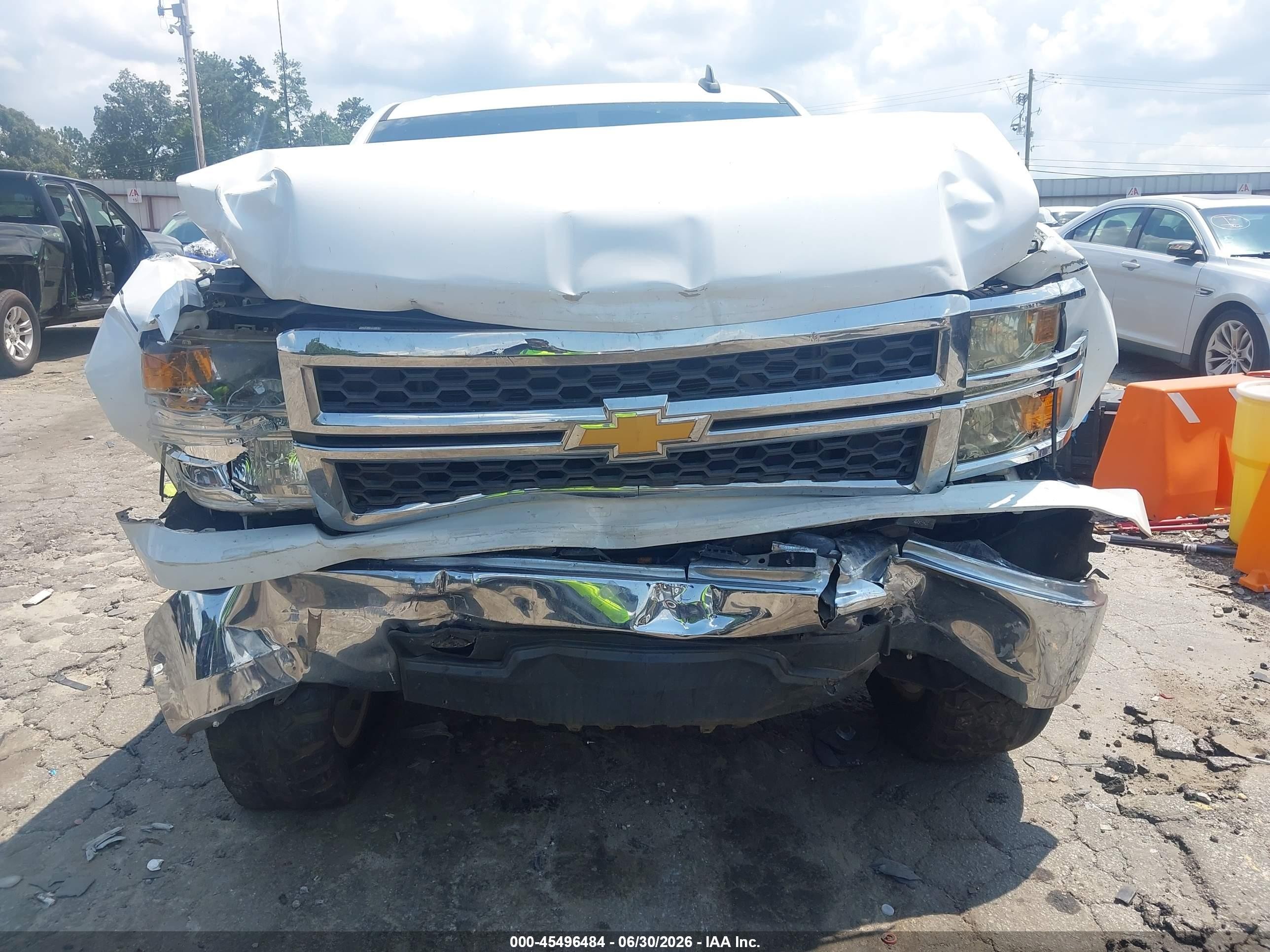 2015 Chevrolet Silverado 1500 Ls White vin: 1GCRCPEC1FZ443353