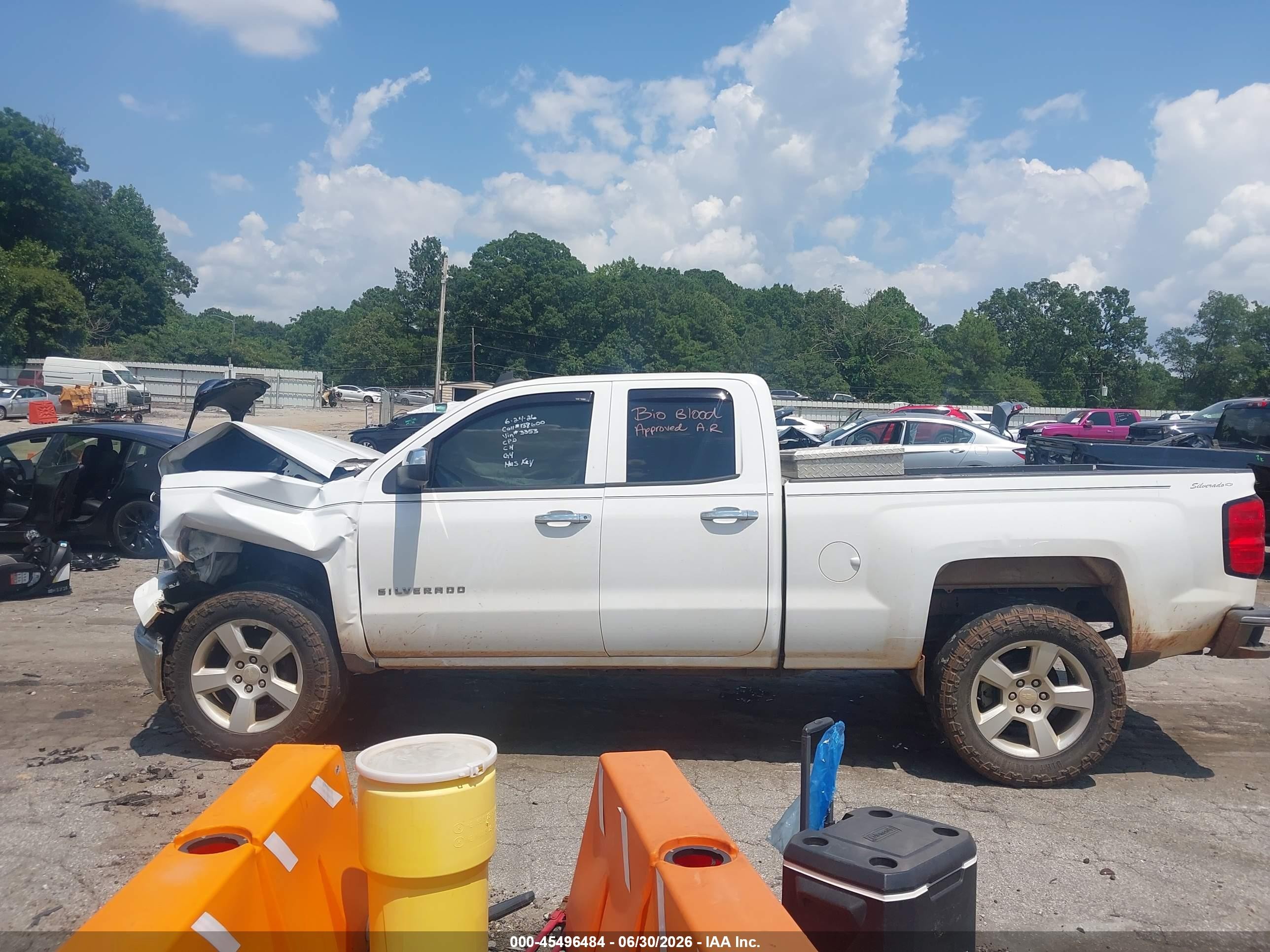 2015 Chevrolet Silverado 1500 Ls White vin: 1GCRCPEC1FZ443353