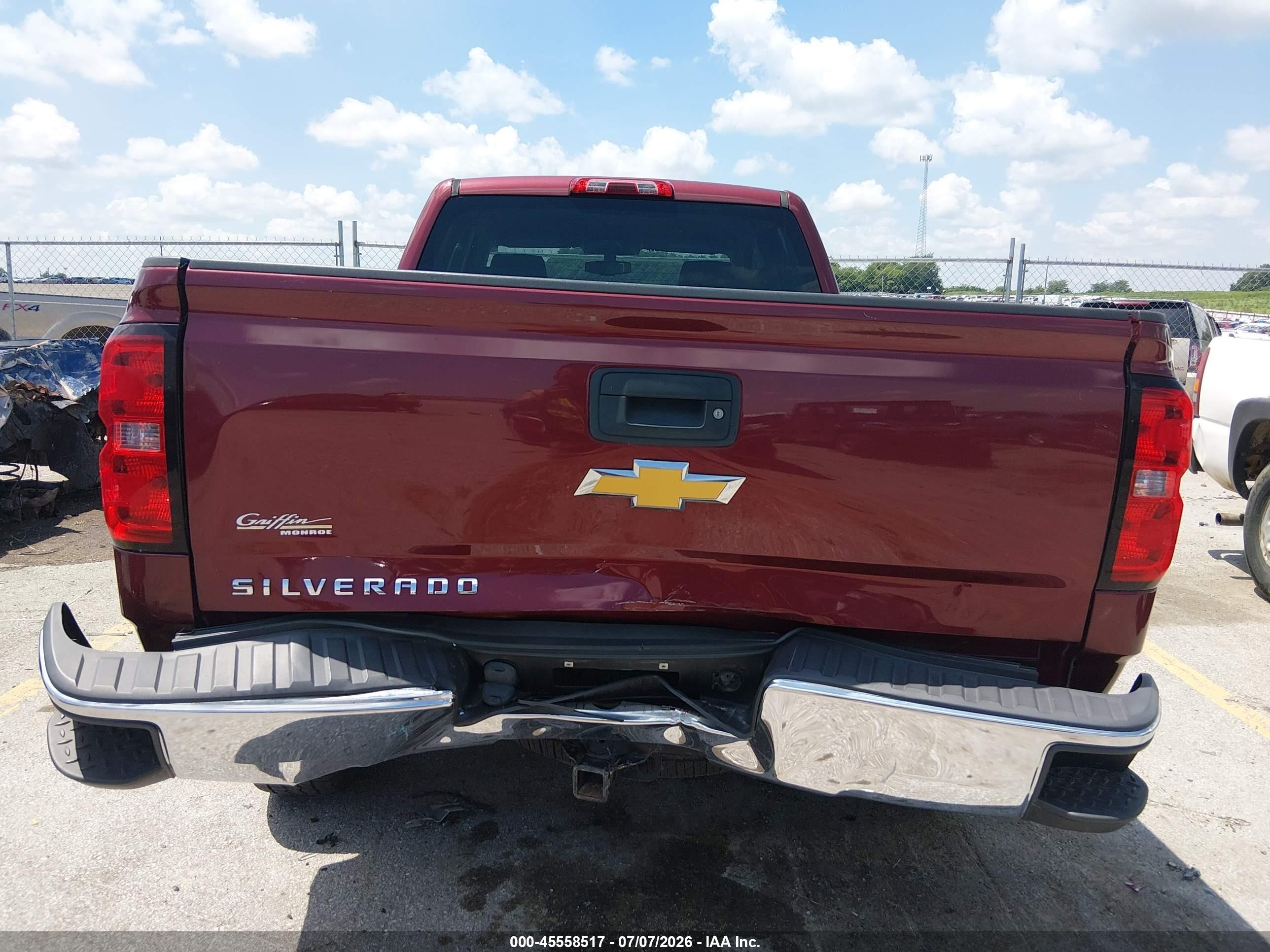 2014 Chevrolet Silverado 1500 Work Truck Red vin: 1GCRCPEC2EZ362974