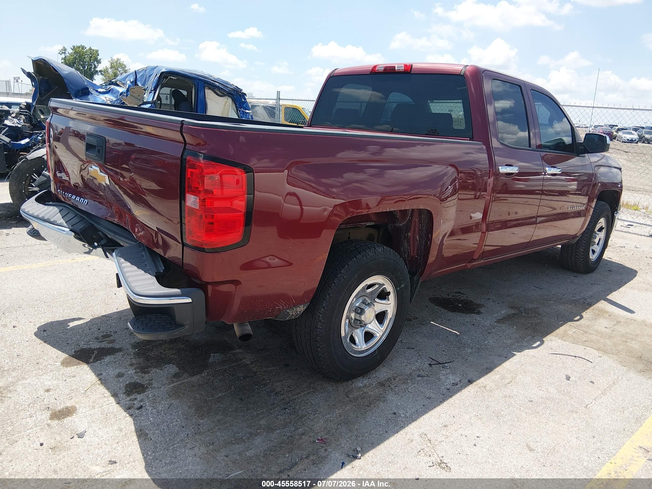 2014 Chevrolet Silverado 1500 Work Truck Red vin: 1GCRCPEC2EZ362974