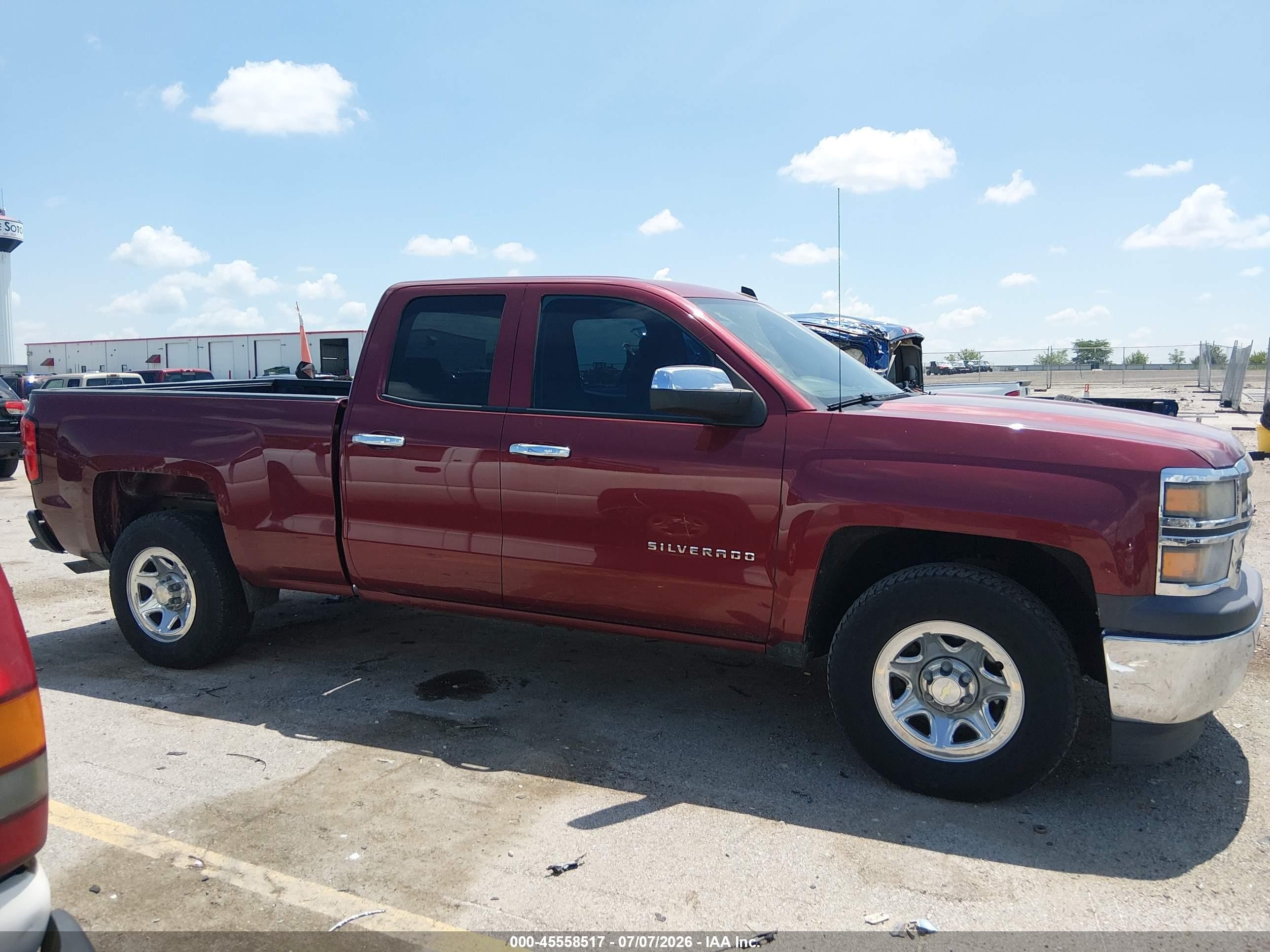 2014 Chevrolet Silverado 1500 Work Truck Red vin: 1GCRCPEC2EZ362974