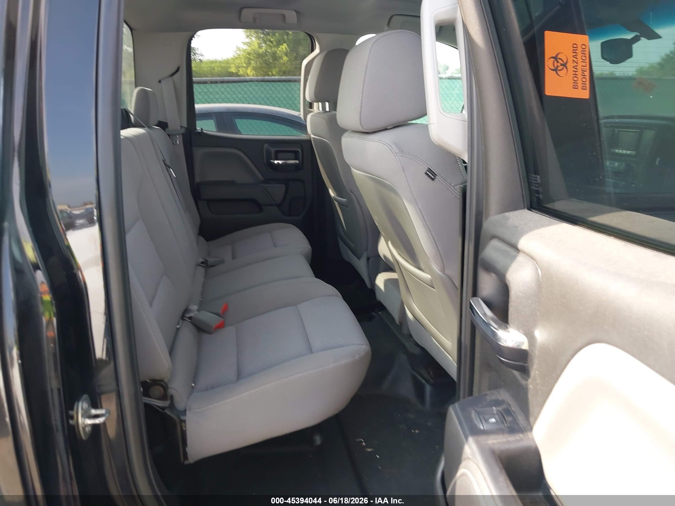 2015 Chevrolet Silverado 1500 Ls Black vin: 1GCRCPEC2FZ152554