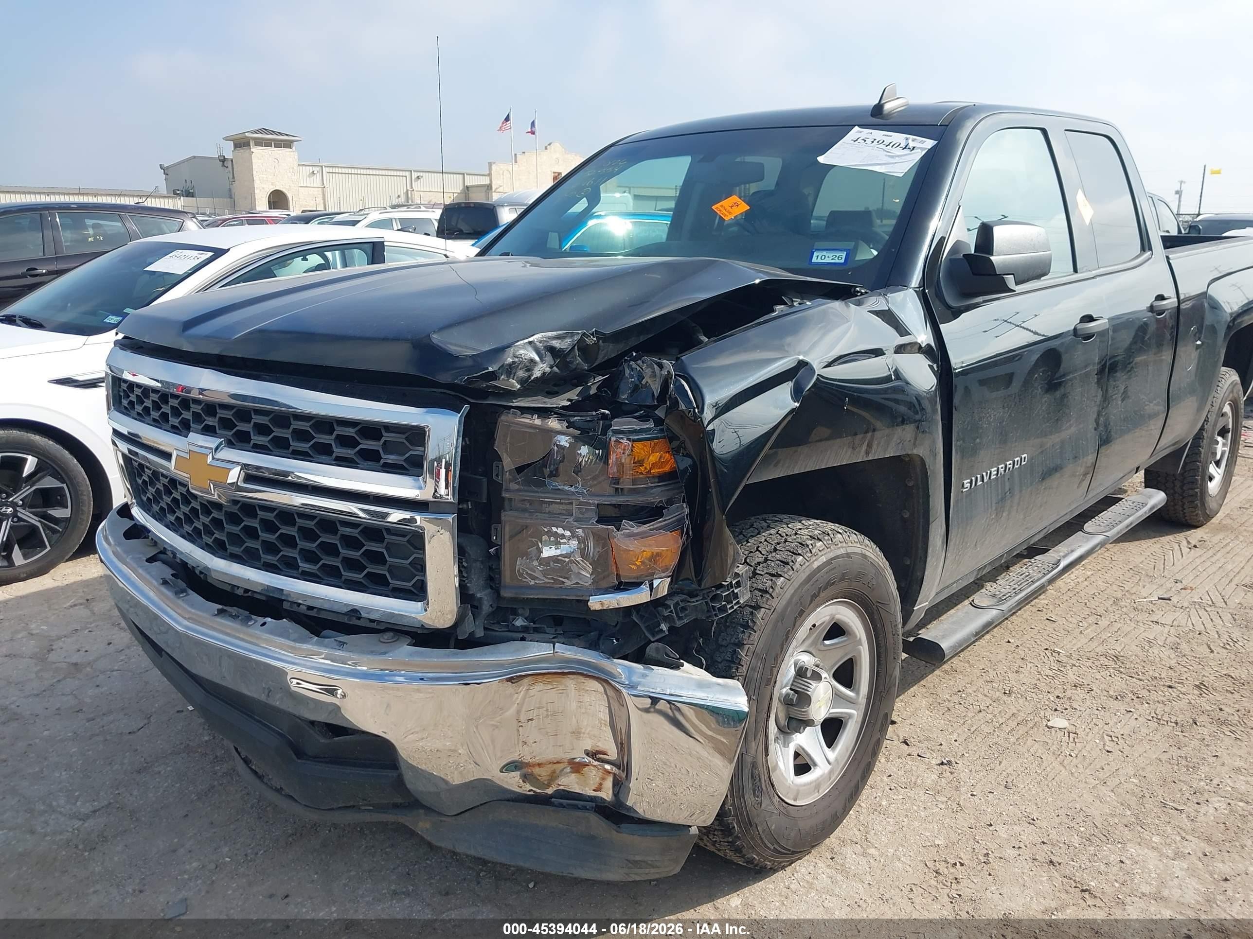 2015 Chevrolet Silverado 1500 Ls Black vin: 1GCRCPEC2FZ152554