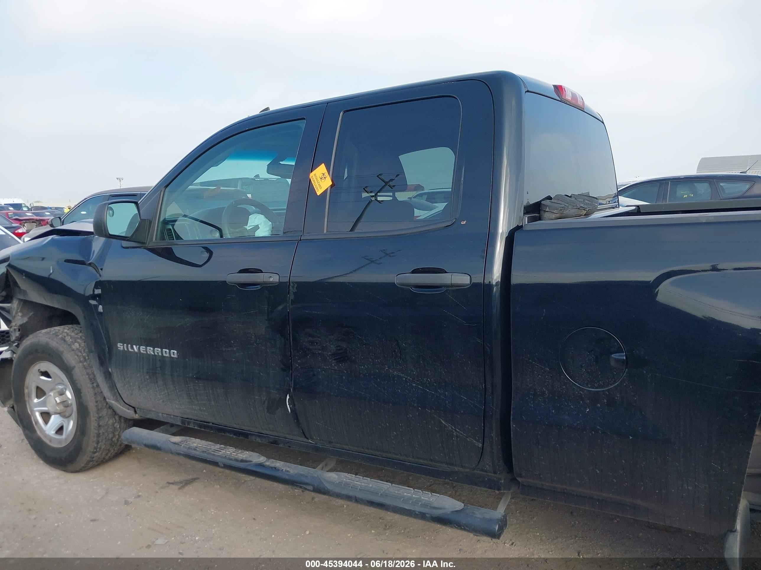 2015 Chevrolet Silverado 1500 Ls Black vin: 1GCRCPEC2FZ152554