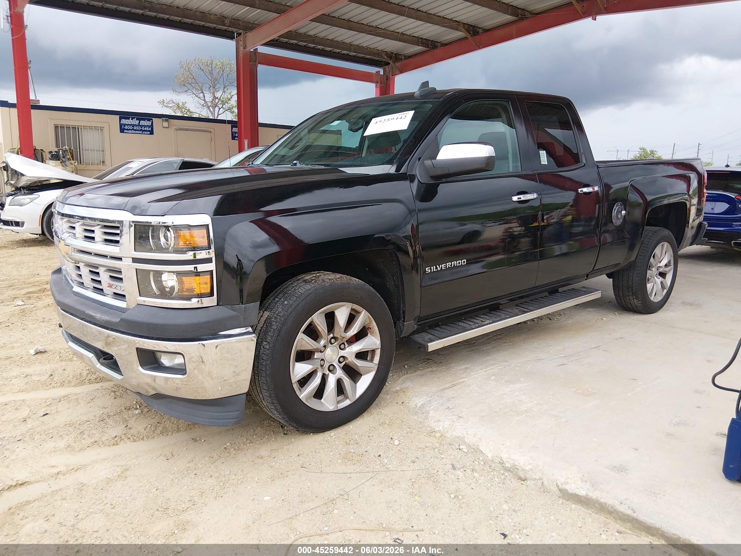 2015 Chevrolet Silverado 1500 Ls Black vin: 1GCRCPEC3FZ309797