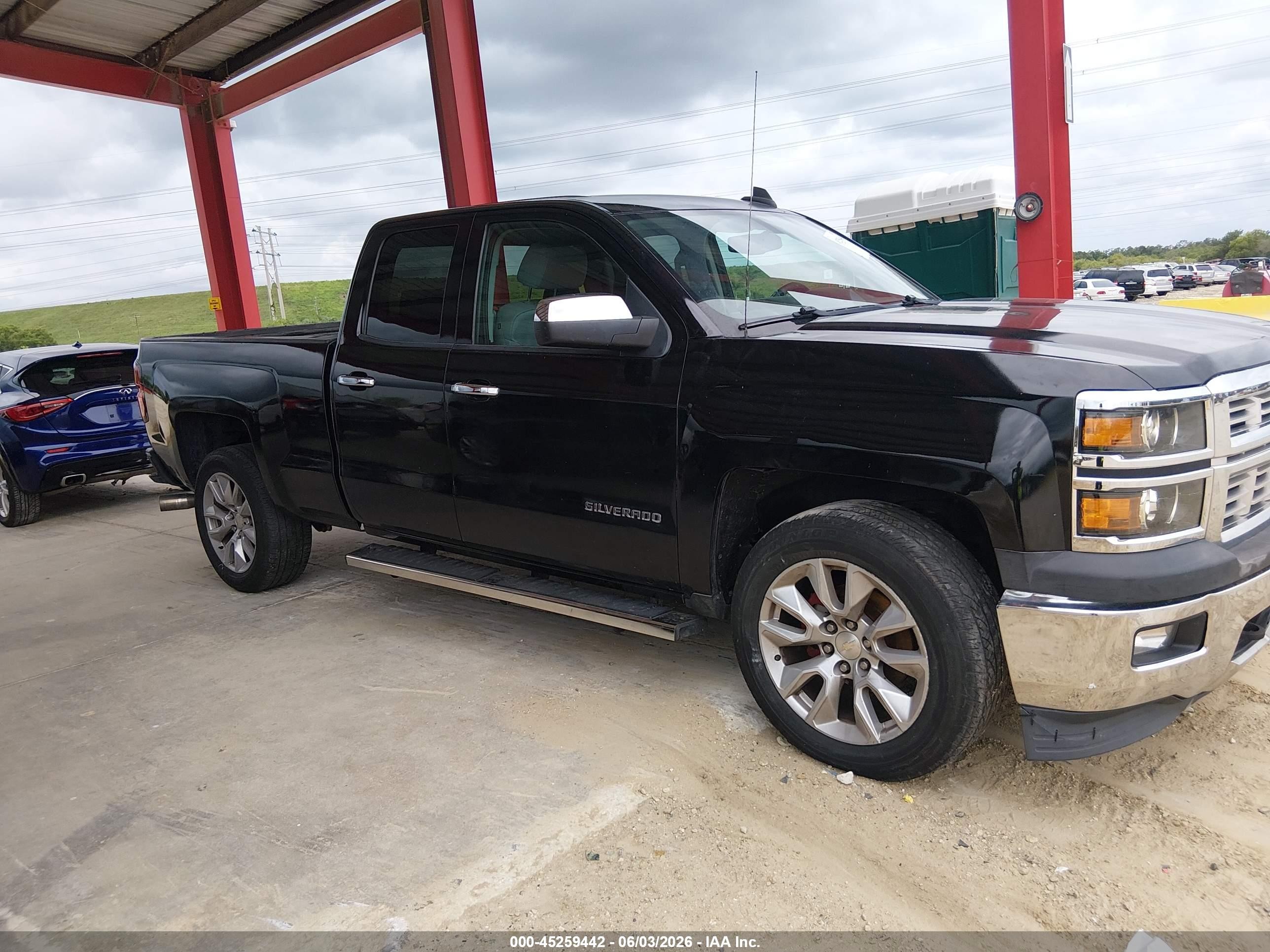 2015 Chevrolet Silverado 1500 Ls Black vin: 1GCRCPEC3FZ309797