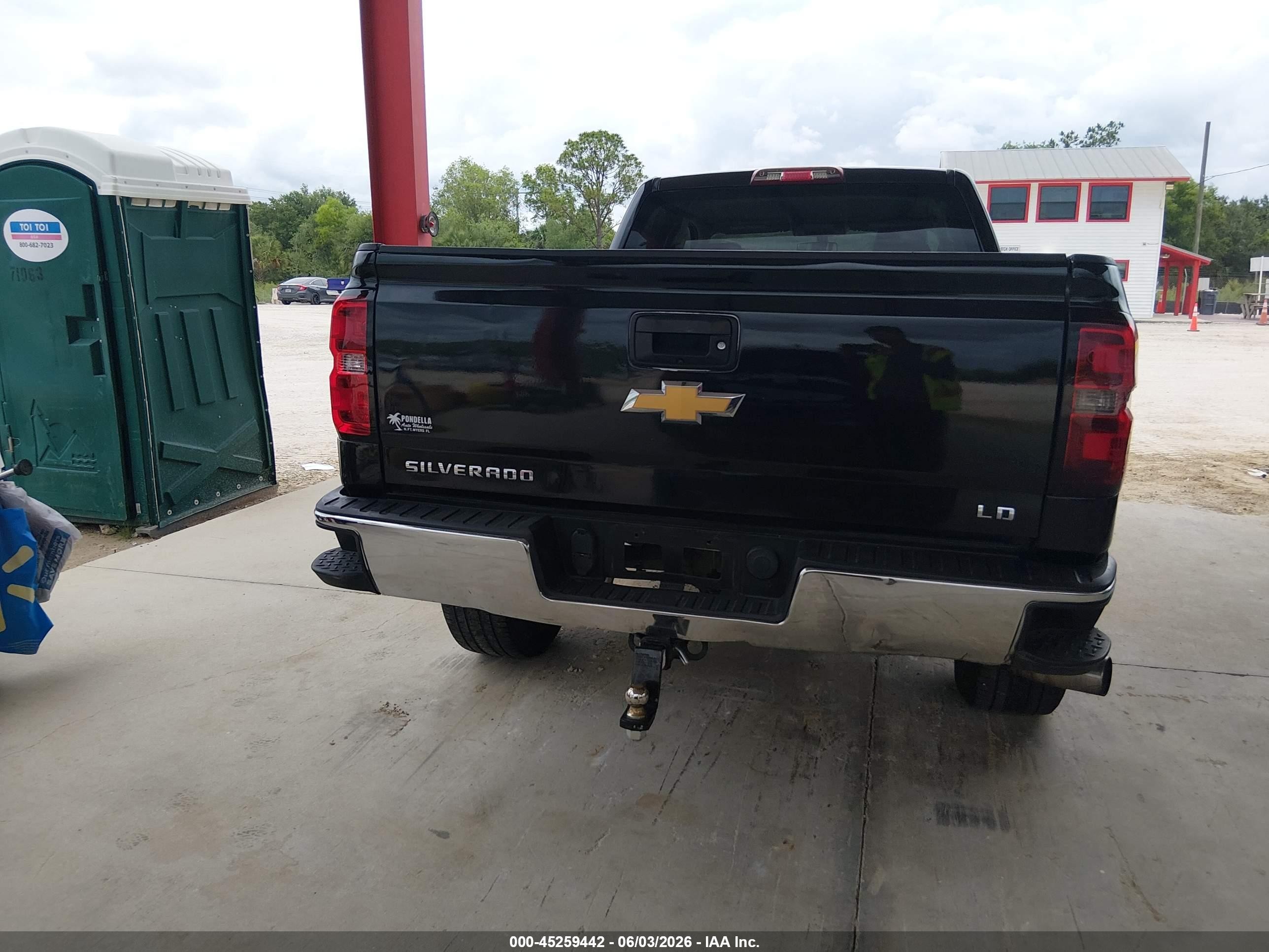 2015 Chevrolet Silverado 1500 Ls Black vin: 1GCRCPEC3FZ309797
