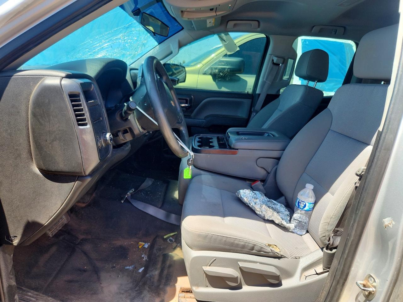 2015 Chevrolet Silverado C1500 Silver vin: 1GCRCPEC3FZ443743