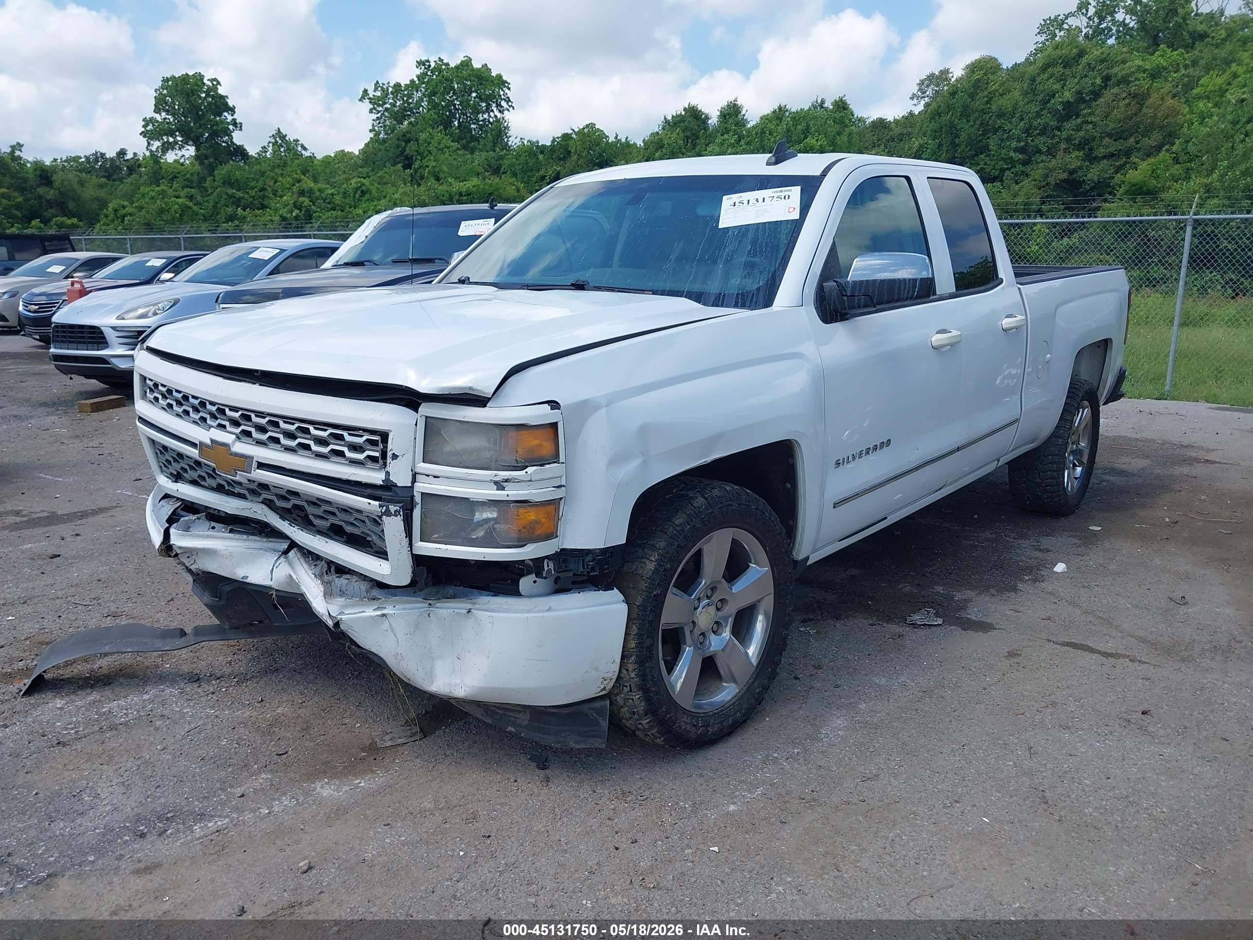 2015 Chevrolet Silverado 1500 Wt Белый vin: 1GCRCPEC5FZ290976