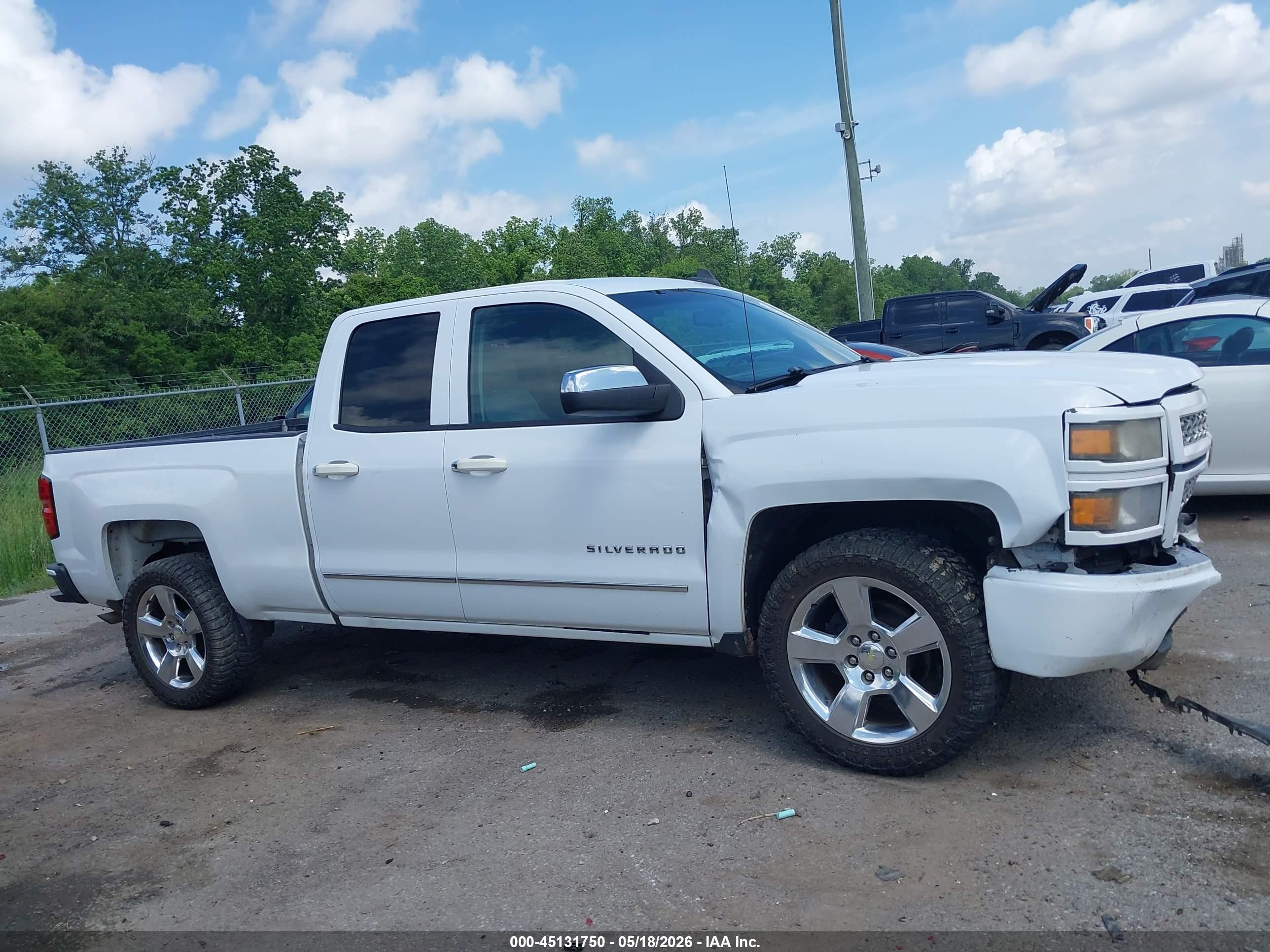 2015 Chevrolet Silverado 1500 Wt Белый vin: 1GCRCPEC5FZ290976