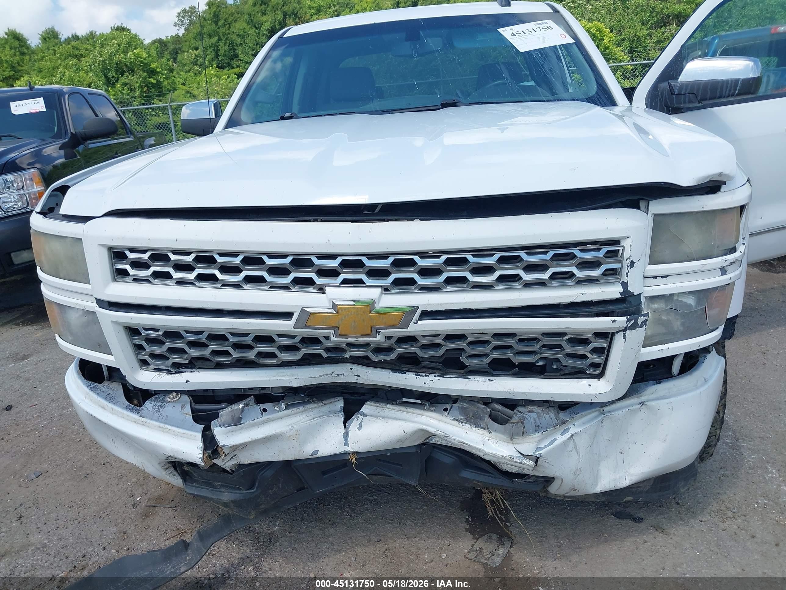 2015 Chevrolet Silverado 1500 Wt Белый vin: 1GCRCPEC5FZ290976