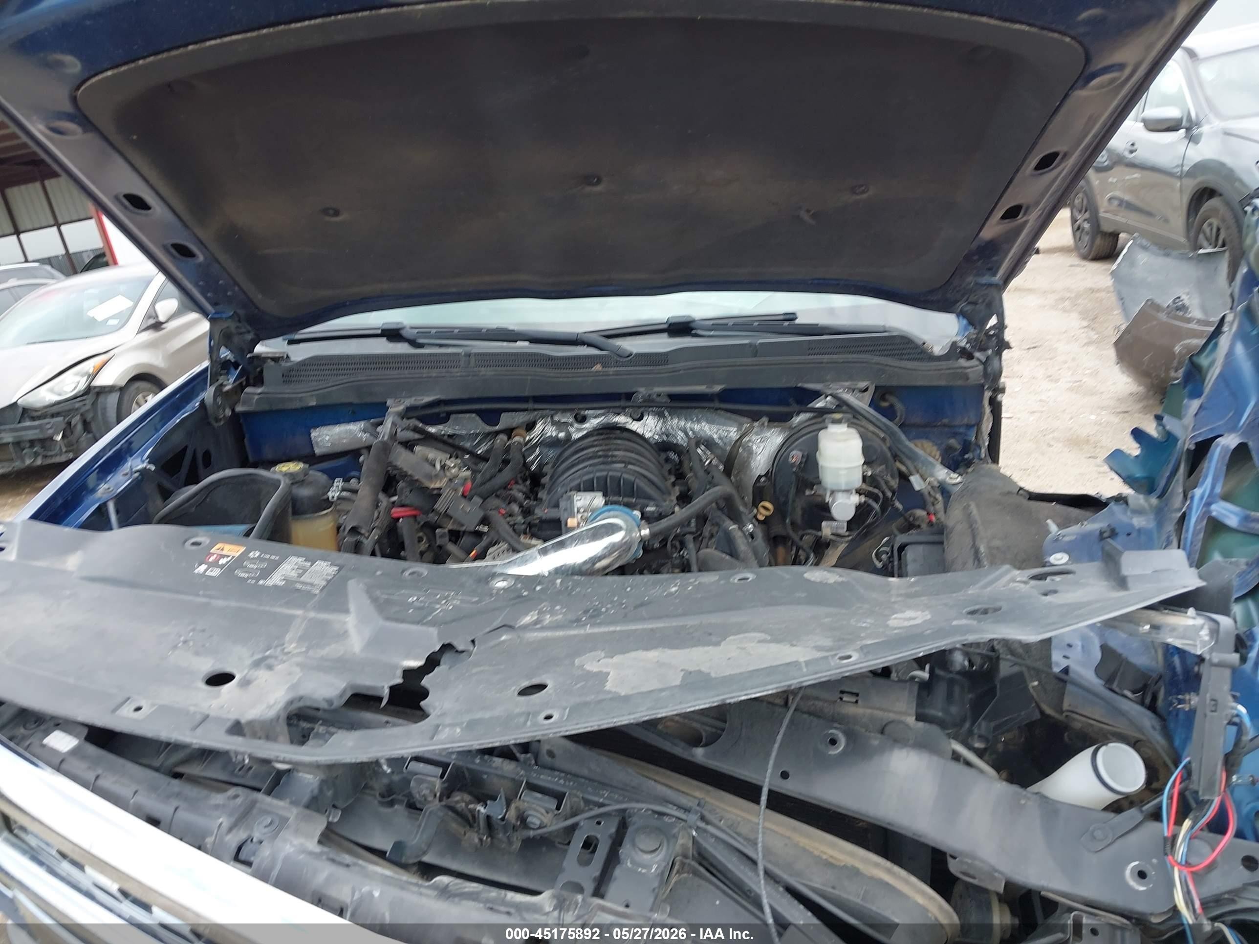 2015 Chevrolet Silverado 1500 Ls Blue vin: 1GCRCPEC5FZ436244