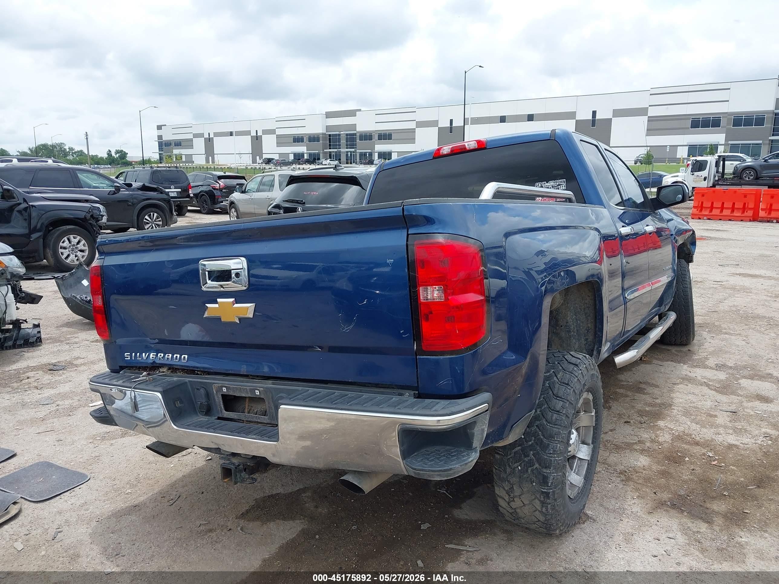 2015 Chevrolet Silverado 1500 Ls Blue vin: 1GCRCPEC5FZ436244