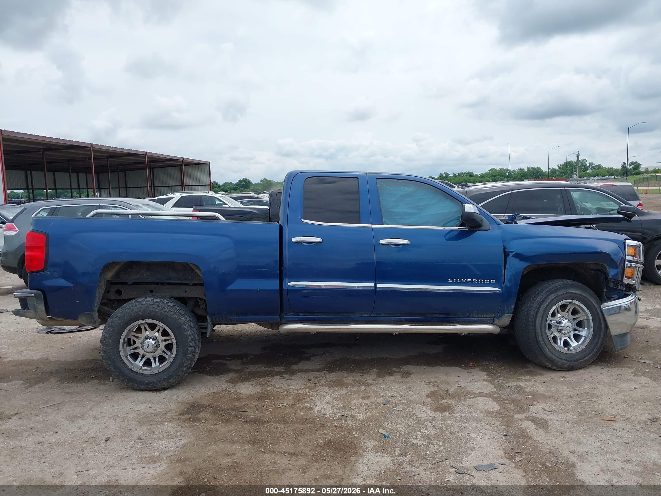 2015 Chevrolet Silverado 1500 Ls Blue vin: 1GCRCPEC5FZ436244