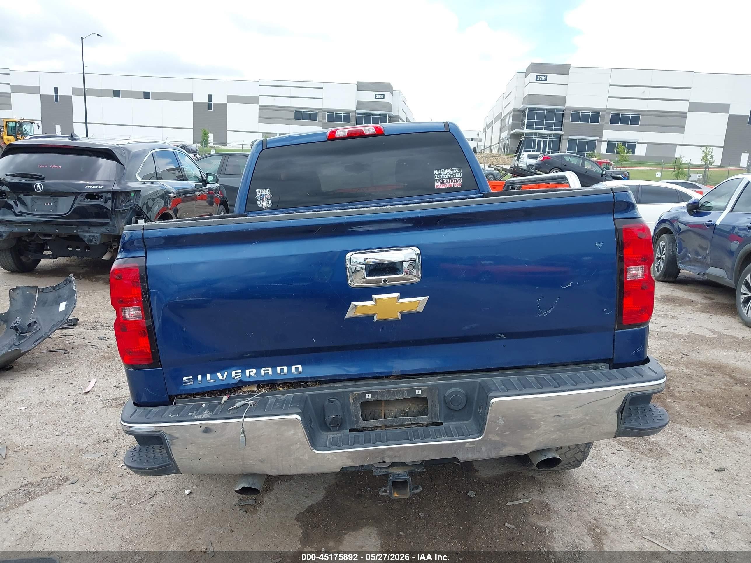2015 Chevrolet Silverado 1500 Ls Blue vin: 1GCRCPEC5FZ436244