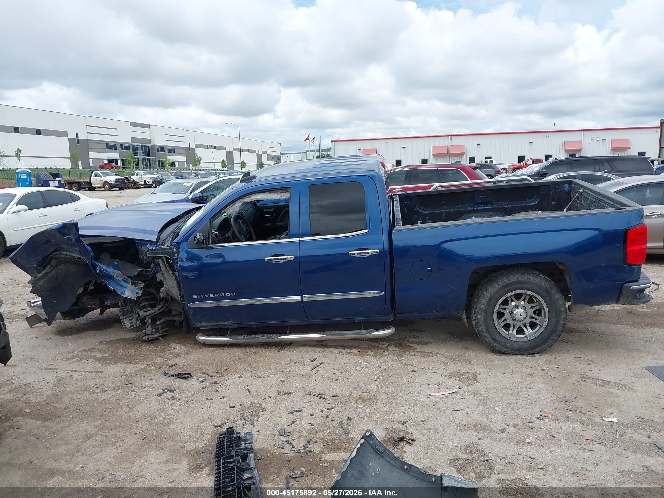 2015 Chevrolet Silverado 1500 Ls Blue vin: 1GCRCPEC5FZ436244