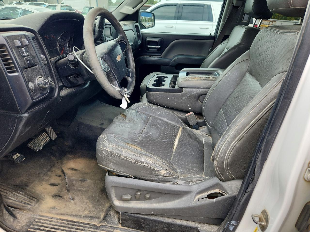 2014 Chevrolet Silverado C1500 White vin: 1GCRCPEC8EZ310491