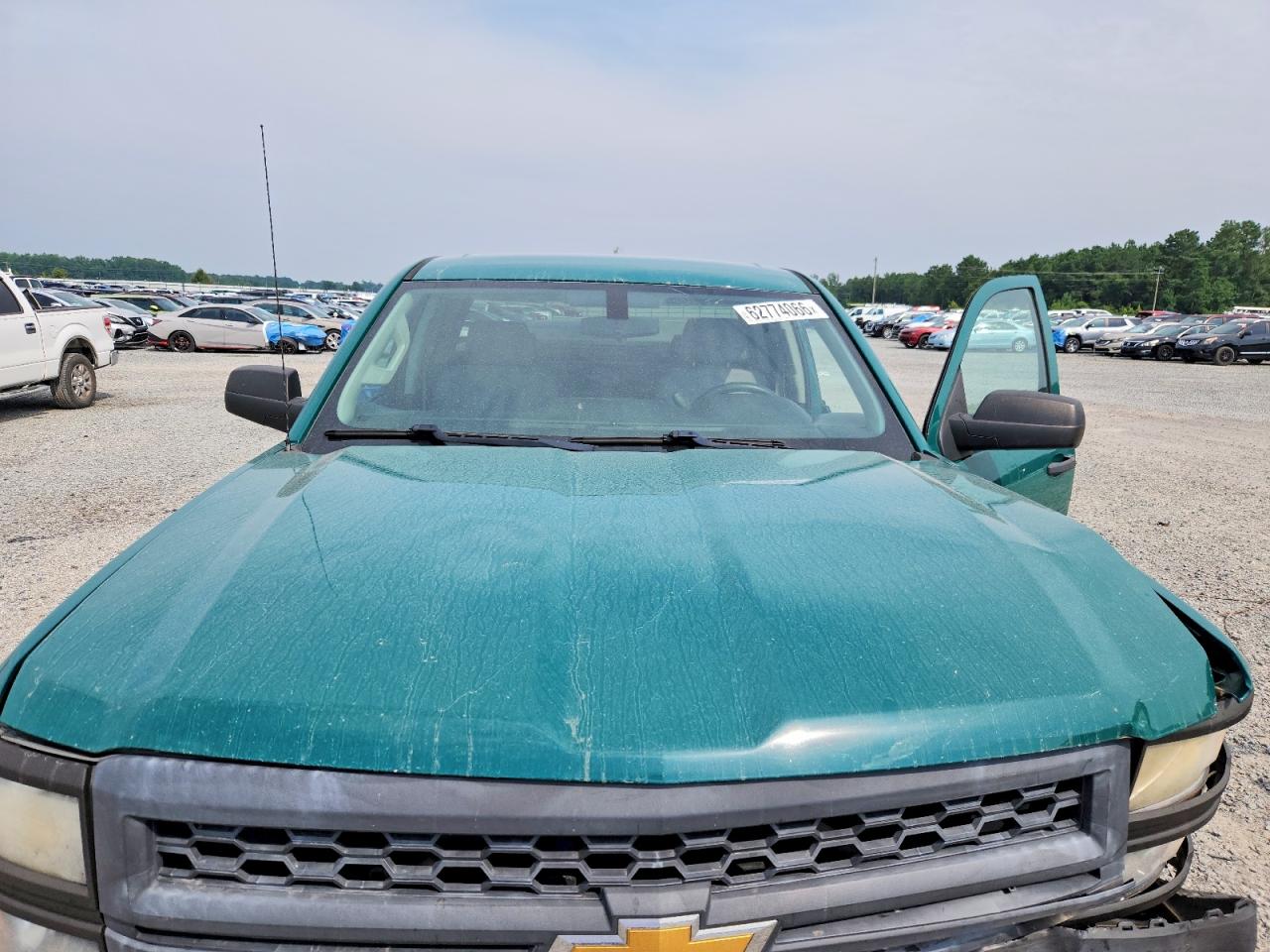 2015 Chevrolet Silverado C1500 Green vin: 1GCRCPEC8FZ255400