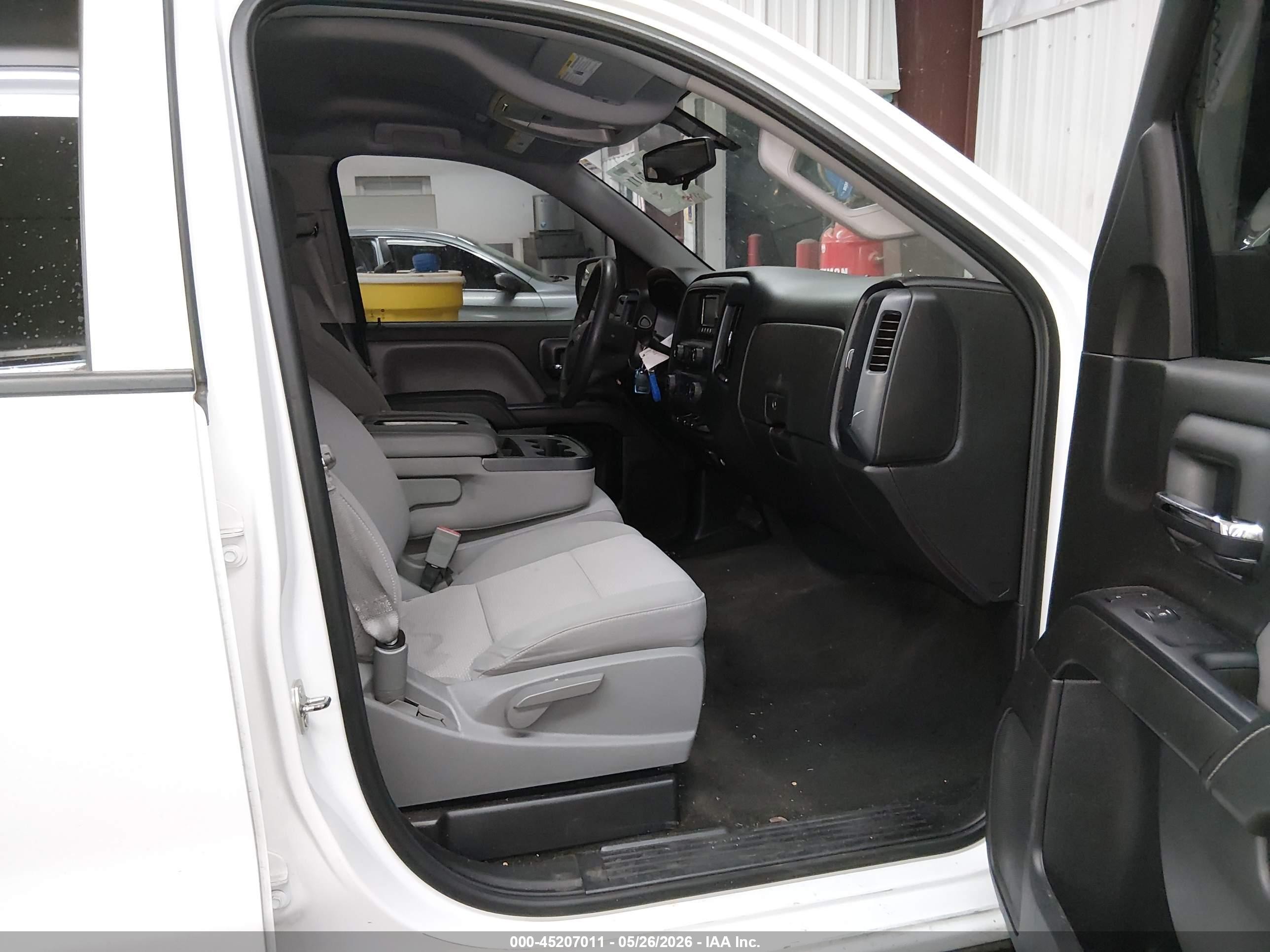 2015 Chevrolet Silverado 1500 Ls White vin: 1GCRCPEC8FZ329060