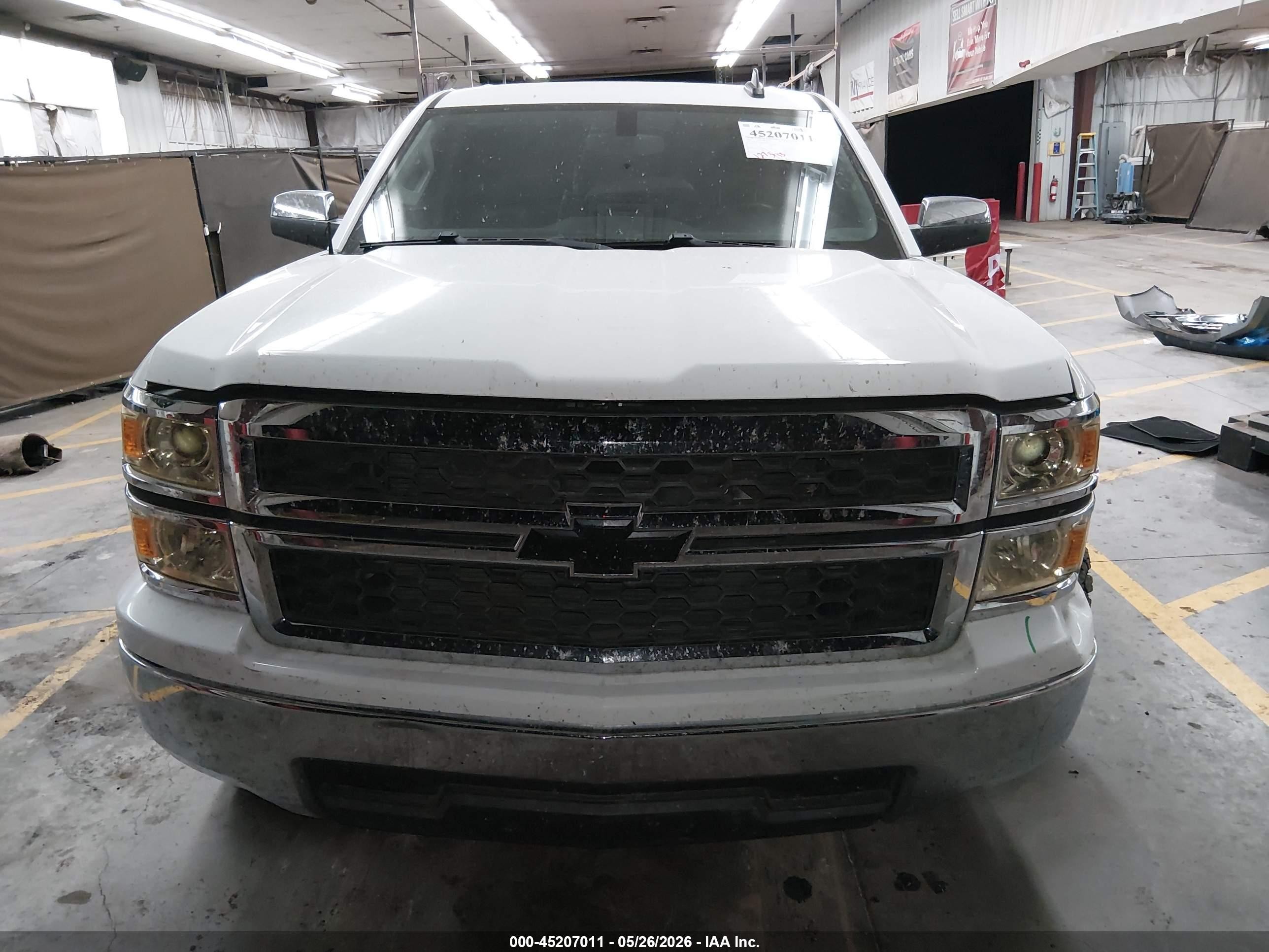 2015 Chevrolet Silverado 1500 Ls White vin: 1GCRCPEC8FZ329060
