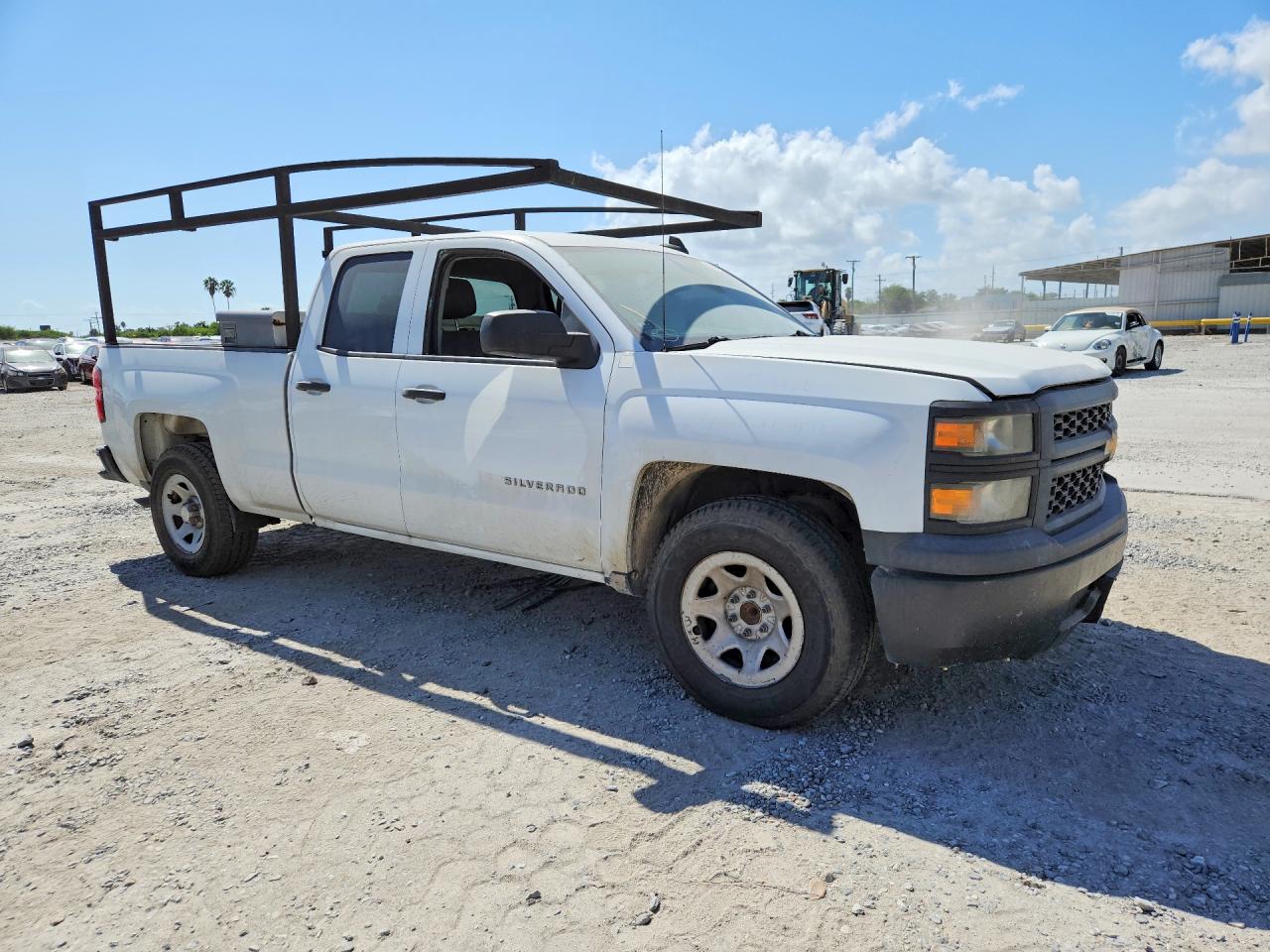 2015 Chevrolet Silverado C1500 White vin: 1GCRCPEC9FZ158495