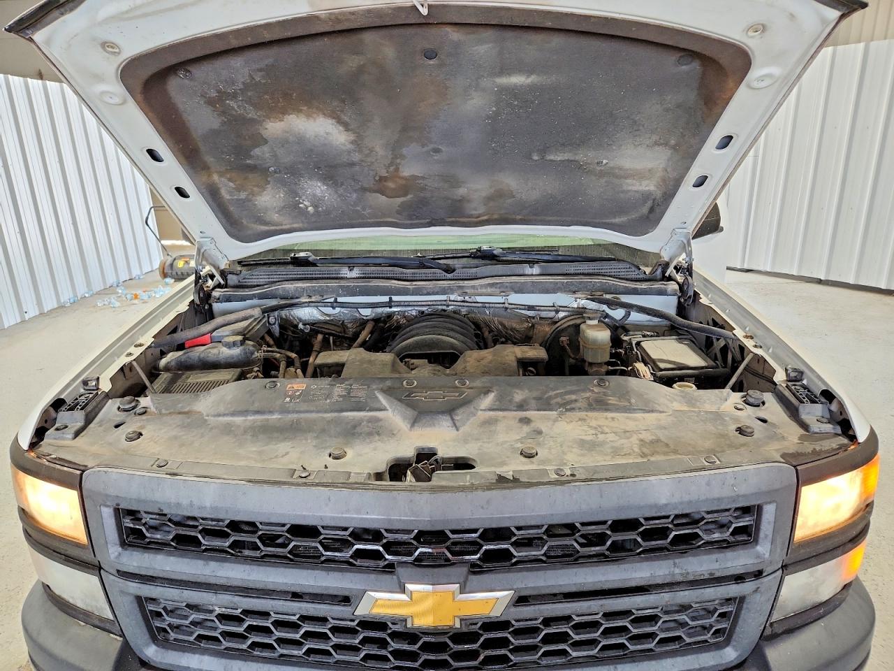 2015 Chevrolet Silverado C1500 White vin: 1GCRCPEC9FZ158495