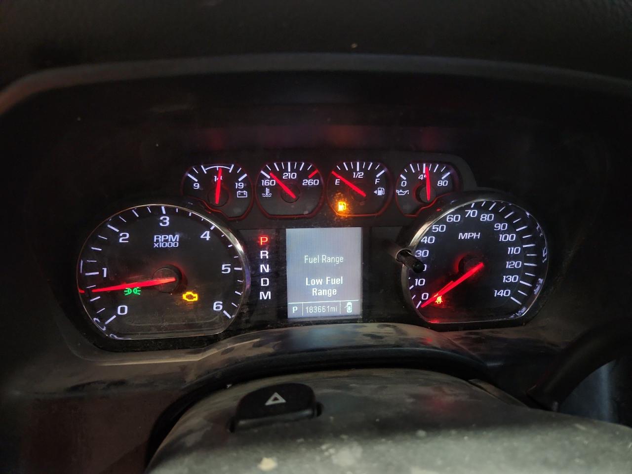 2015 Chevrolet Silverado C1500 White vin: 1GCRCPEC9FZ158495 Damage: Warning Light - Engine, On, Unacceptable