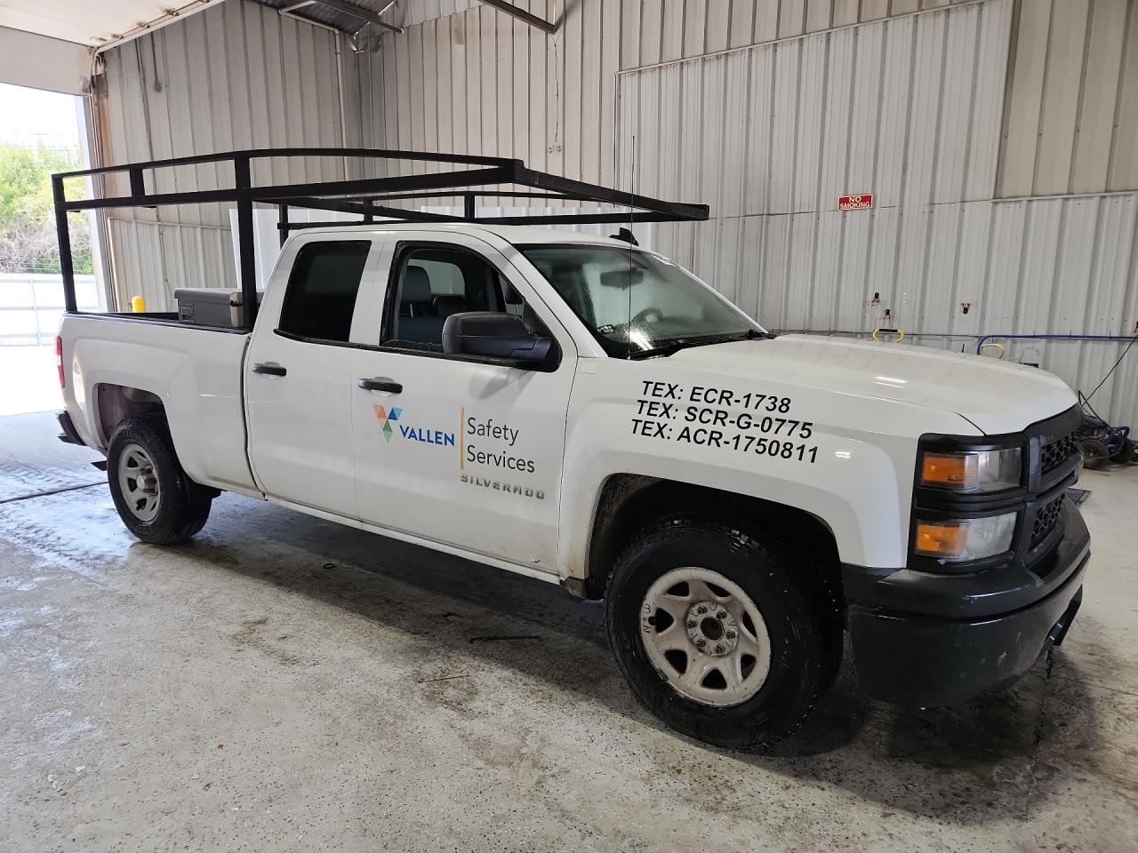 2015 Chevrolet Silverado C1500 White vin: 1GCRCPEC9FZ158495 Damage: Overall Vehicle, De-Identify, Removal Required