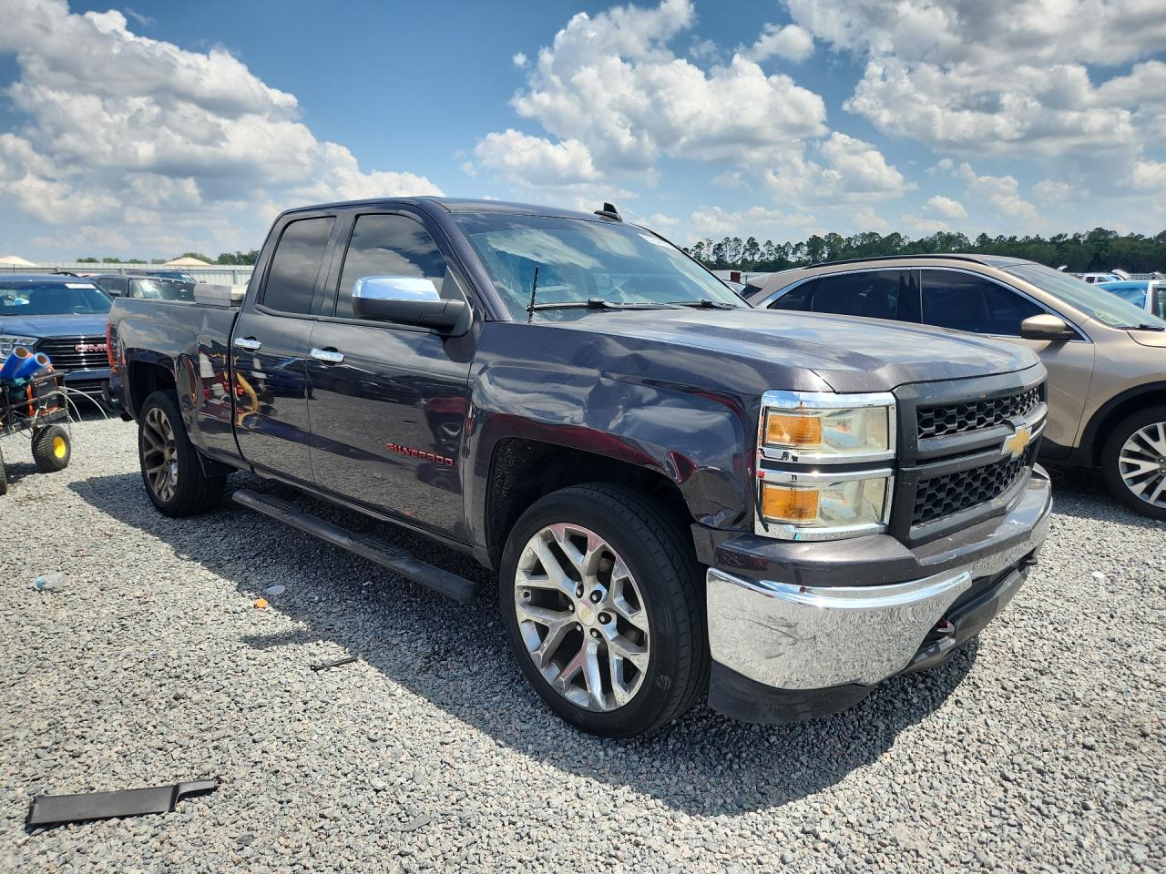 2015 Chevrolet Silverado C1500 Gray vin: 1GCRCPEC9FZ418863