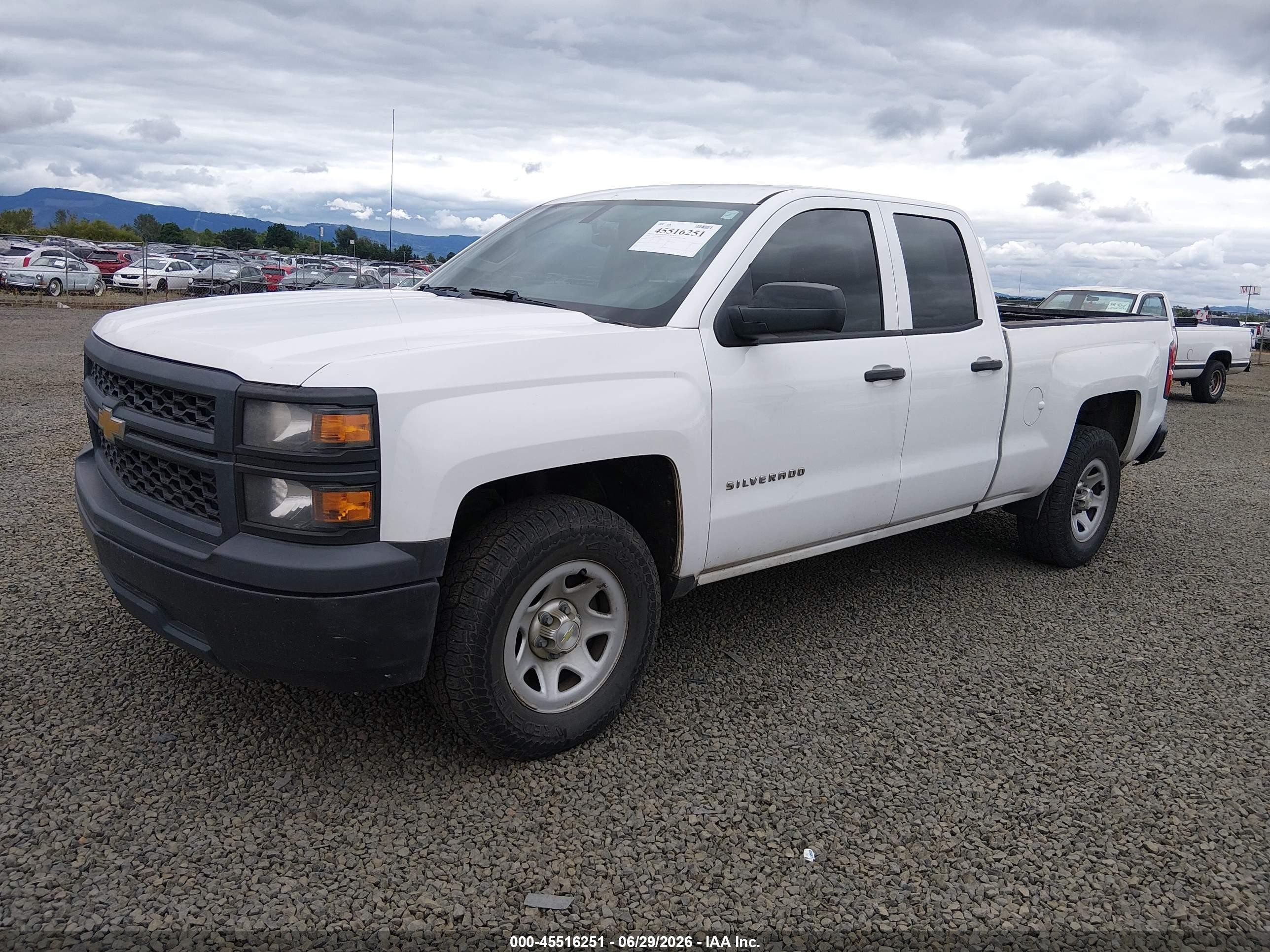 2014 Chevrolet Silverado 1500 Work Truck 1wt White vin: 1GCRCPECXEZ344660