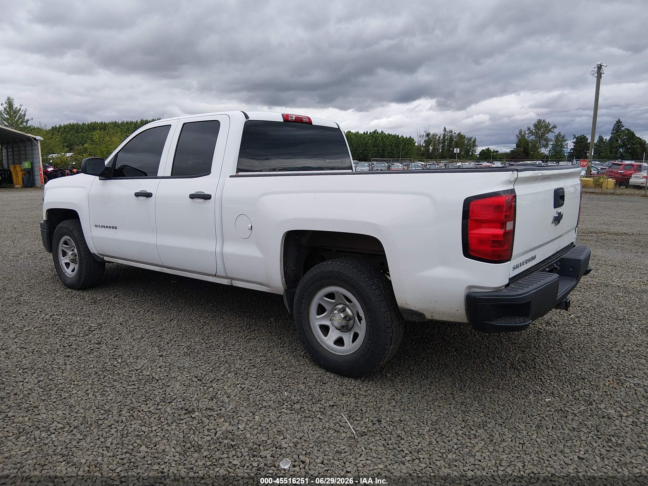 2014 Chevrolet Silverado 1500 Work Truck 1wt White vin: 1GCRCPECXEZ344660