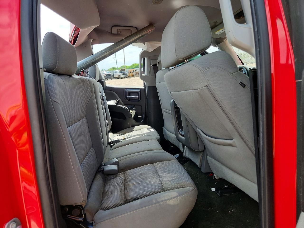 2017 Chevrolet Silverado C1500 Custom Red vin: 1GCRCPECXHZ234230