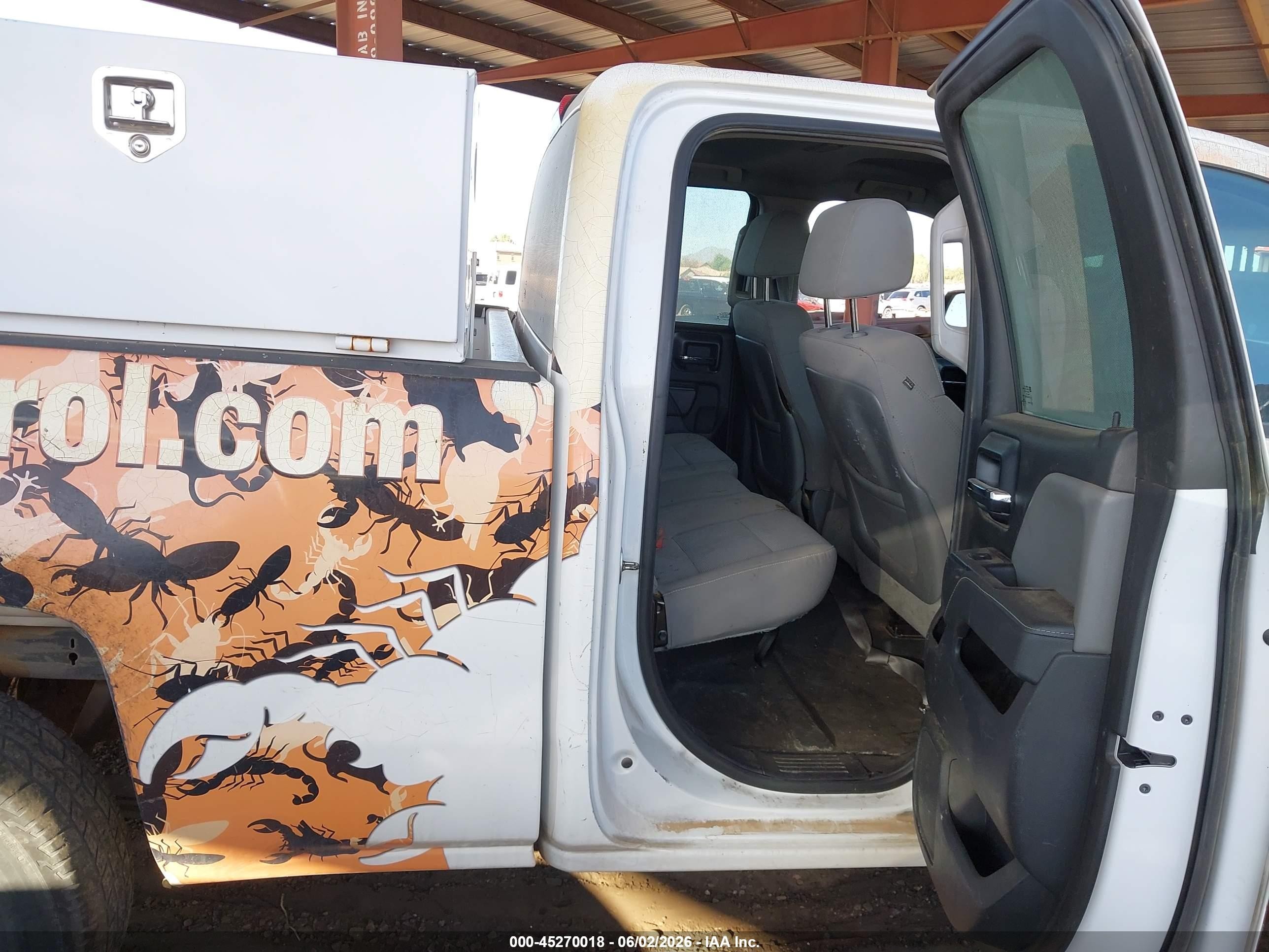 2015 Chevrolet Silverado 1500 Wt White vin: 1GCRCPEH0FZ254124
